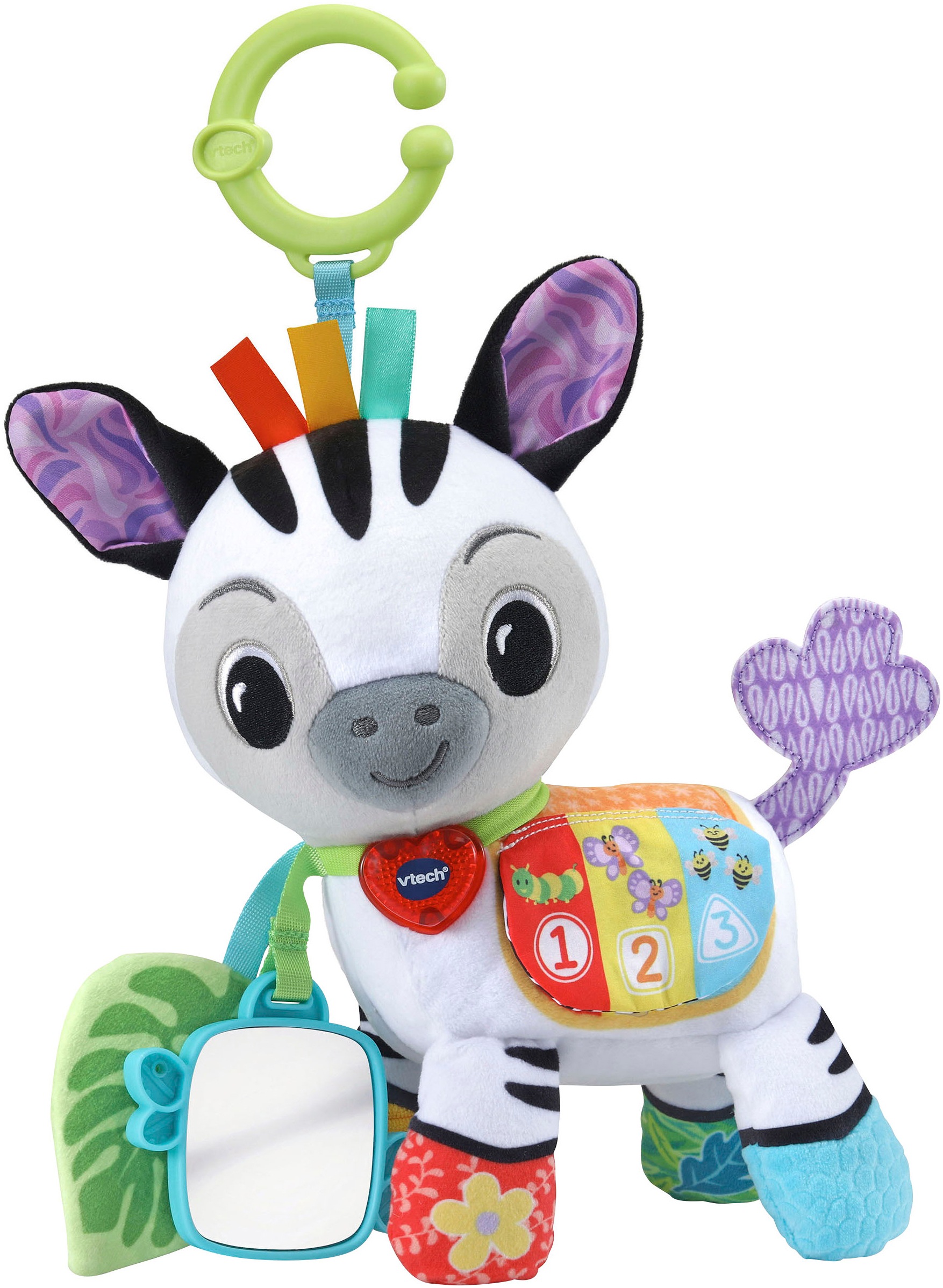 Vtech® Plüschfigur »Vtech Baby, Babys Plüsch-Zebra«, mit Licht und Sound