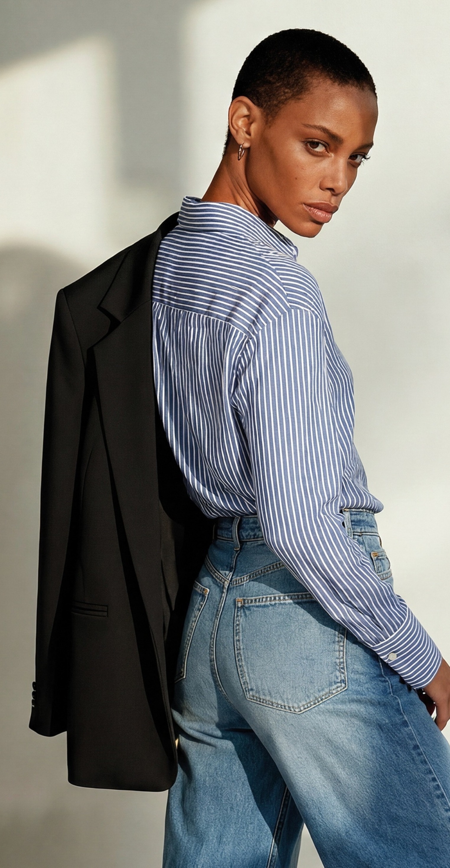 Zero Hemdbluse »Damen mit Streifen«