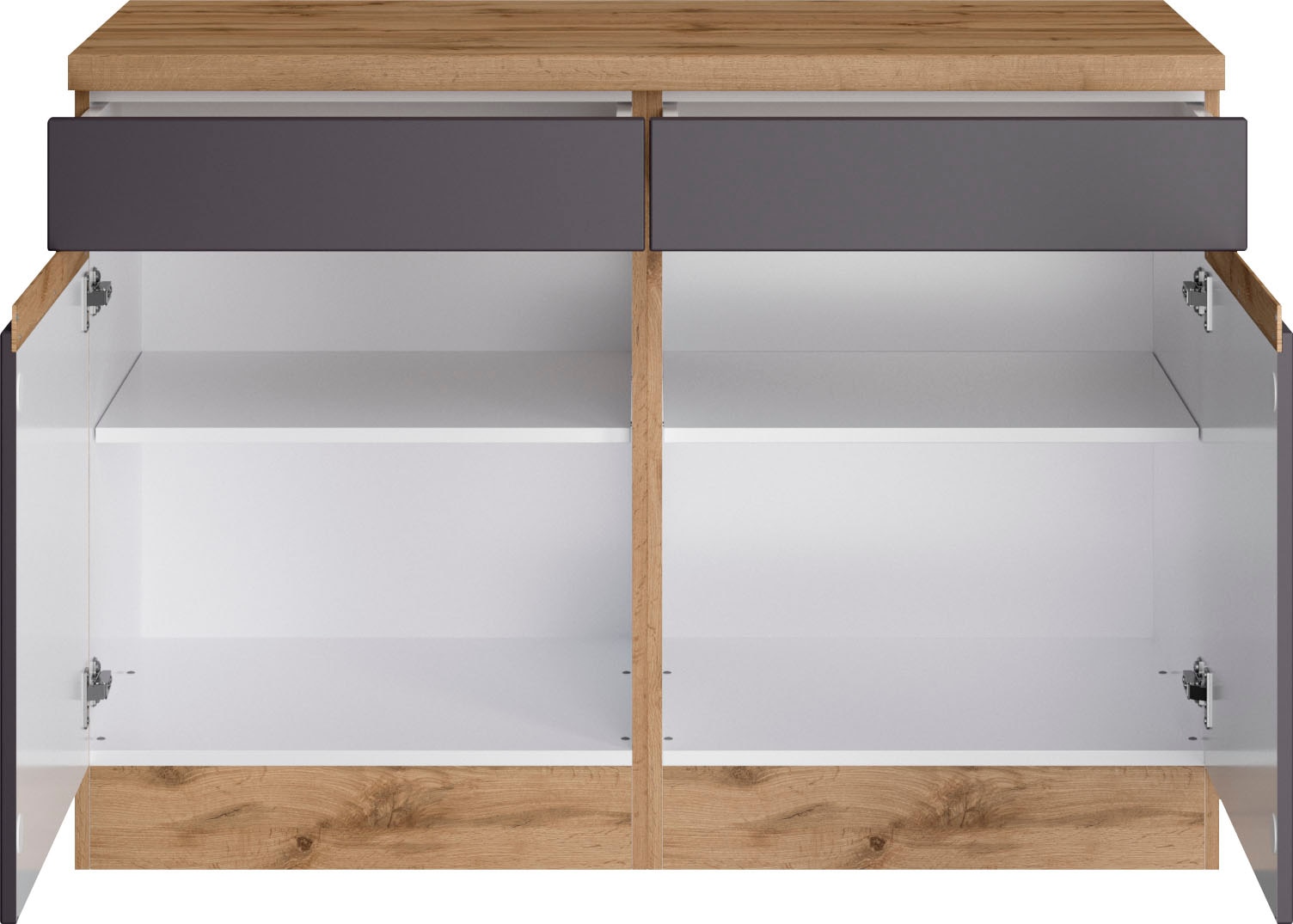 KOCHSTATION Unterschrank »KS-Riesa«, Breite 120 cm, MDF-Fronten
