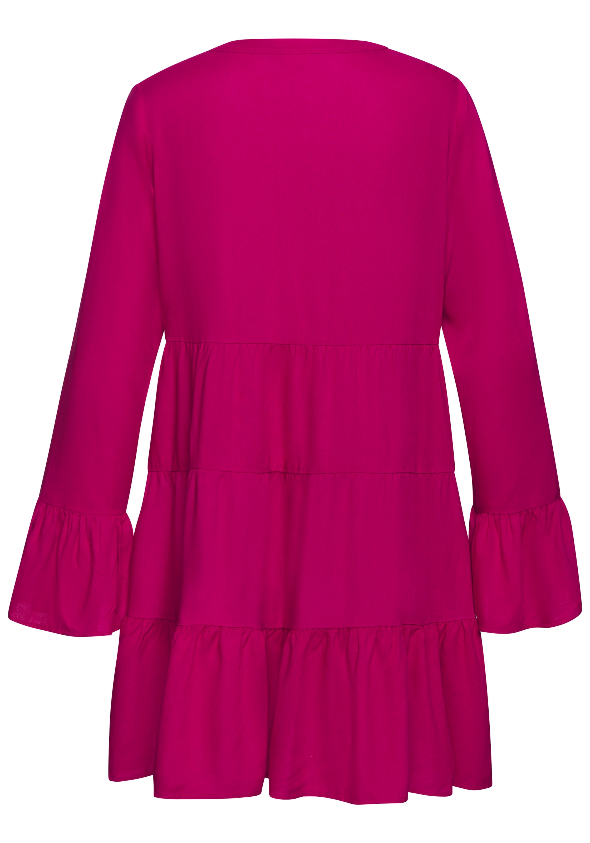 LASCANA Longbluse, mit Spitzeneinsätzen, Tunika, Blusenkleid, Strandmode