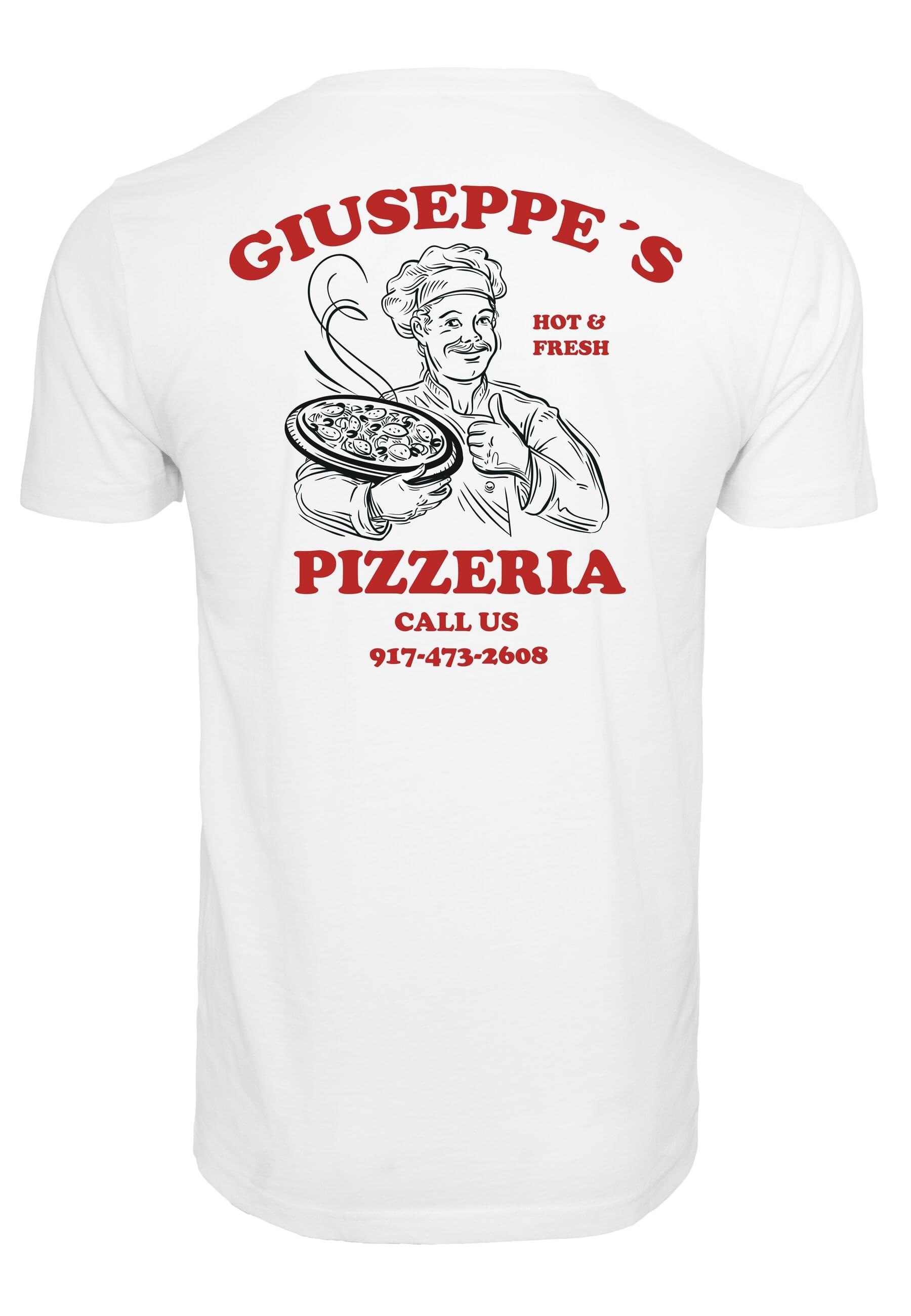 MisterTee Kurzarmshirt »MisterTee Herren Giuseppe's Pizzeria Tee«