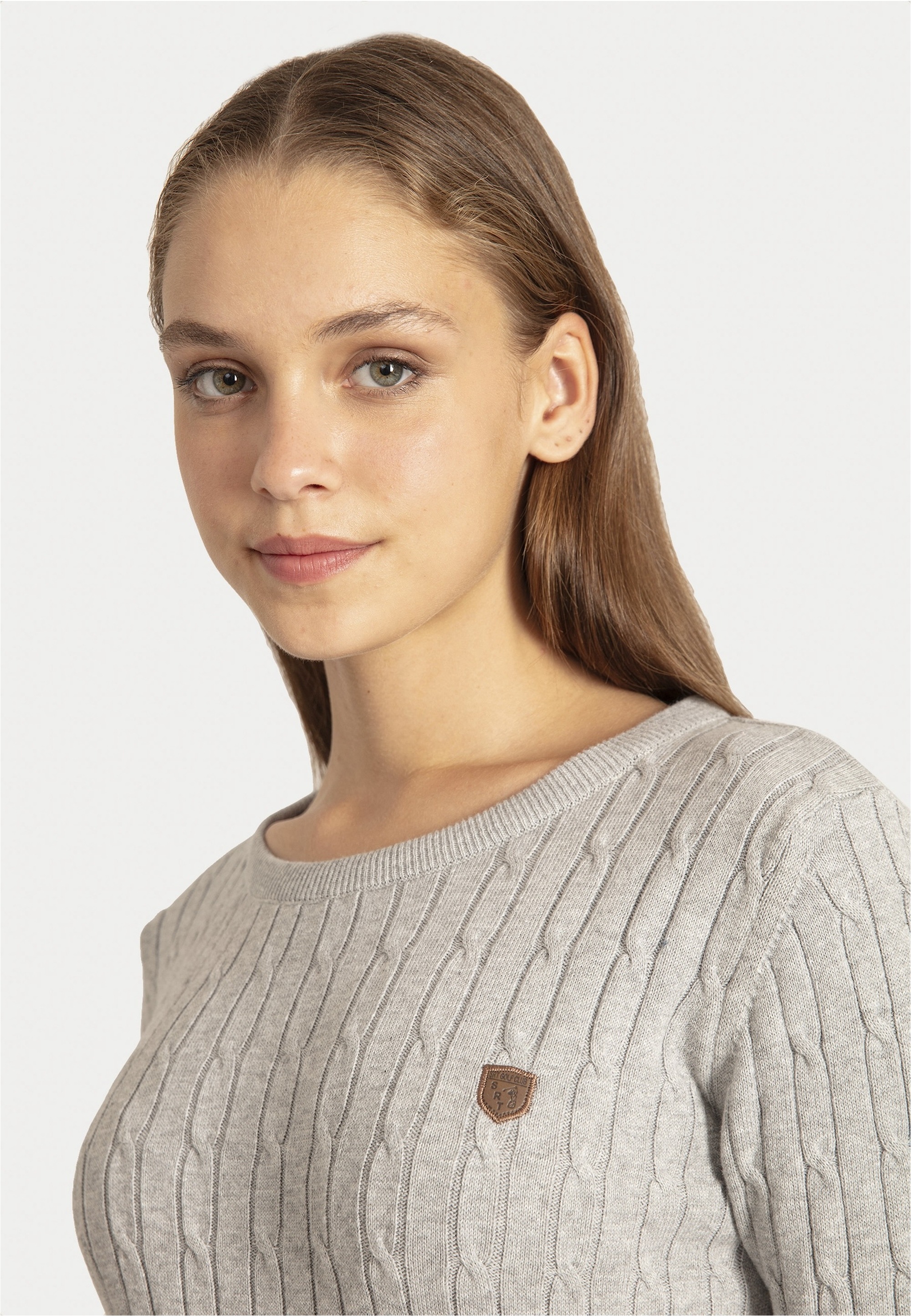 SIR RAYMOND TAILOR Strickpullover »Authen«, (1 tlg.), mit klassischem Rundhalsausschnitt