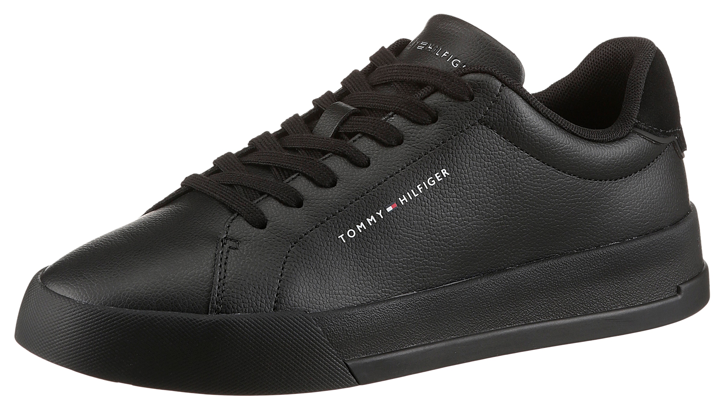 Tommy Hilfiger "TH COURT LTH DETAIL ESS", Freizeitschuh, Halbschuh, Schnürs günstig online kaufen