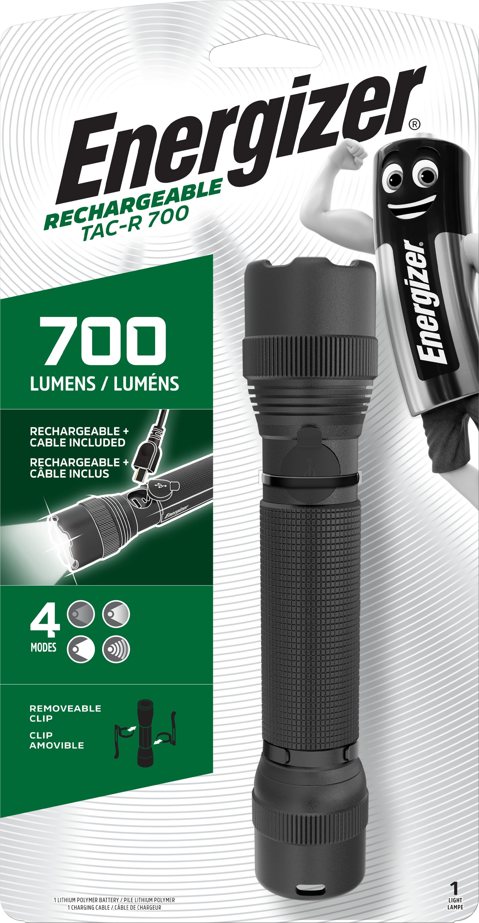 Energizer Žibintuvėlis »Tactical Rechargeable 70...