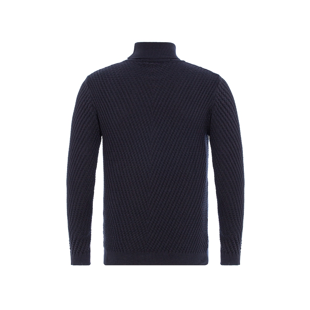 RedBridge Rollkragenpullover »Gosport«, mit aufwendigem Strickmuster