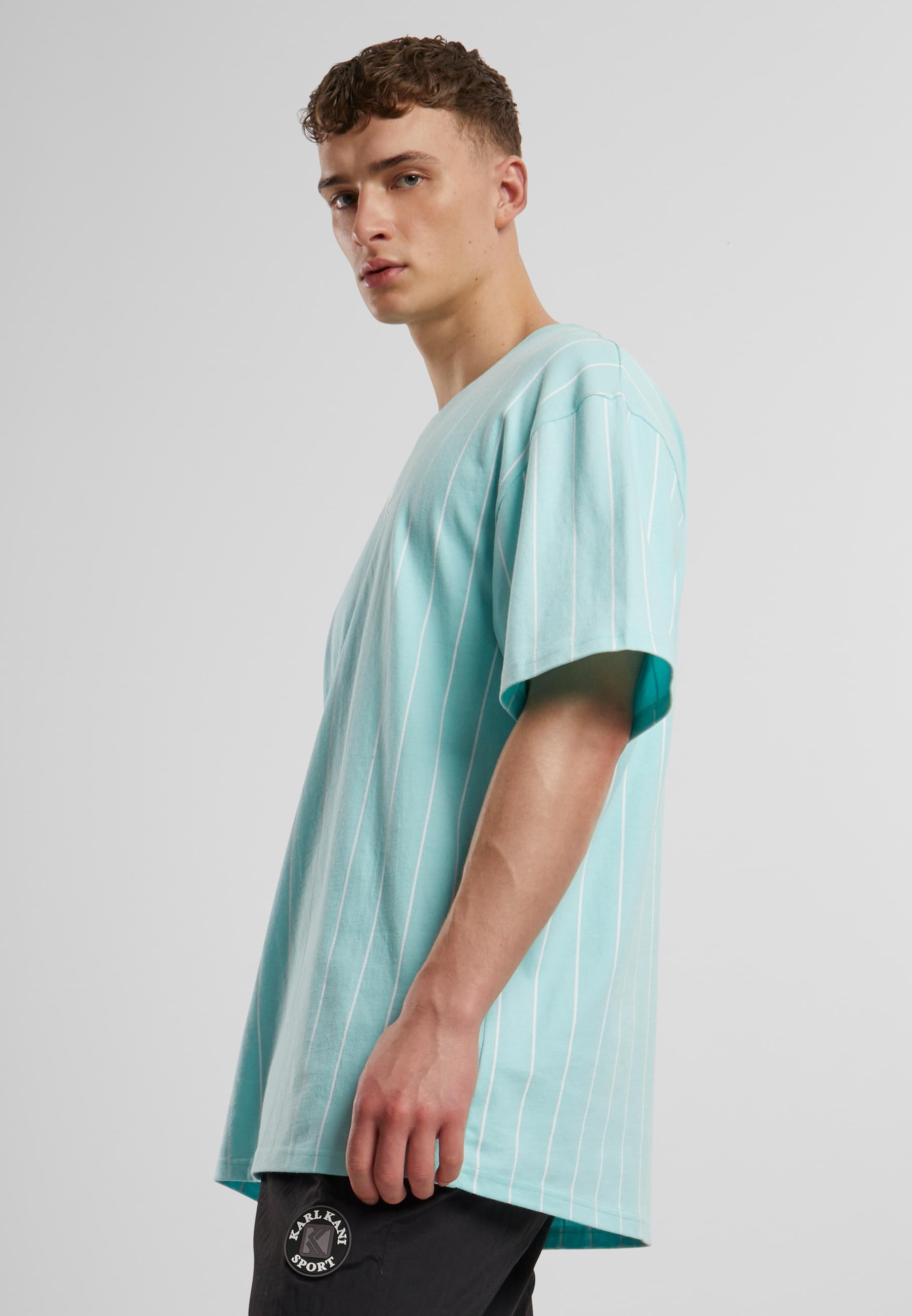 Karl Kani T-Shirt »Karl Kani Karl Kani Small Signature Essential Pinstripe Tee«, (1 tlg.)