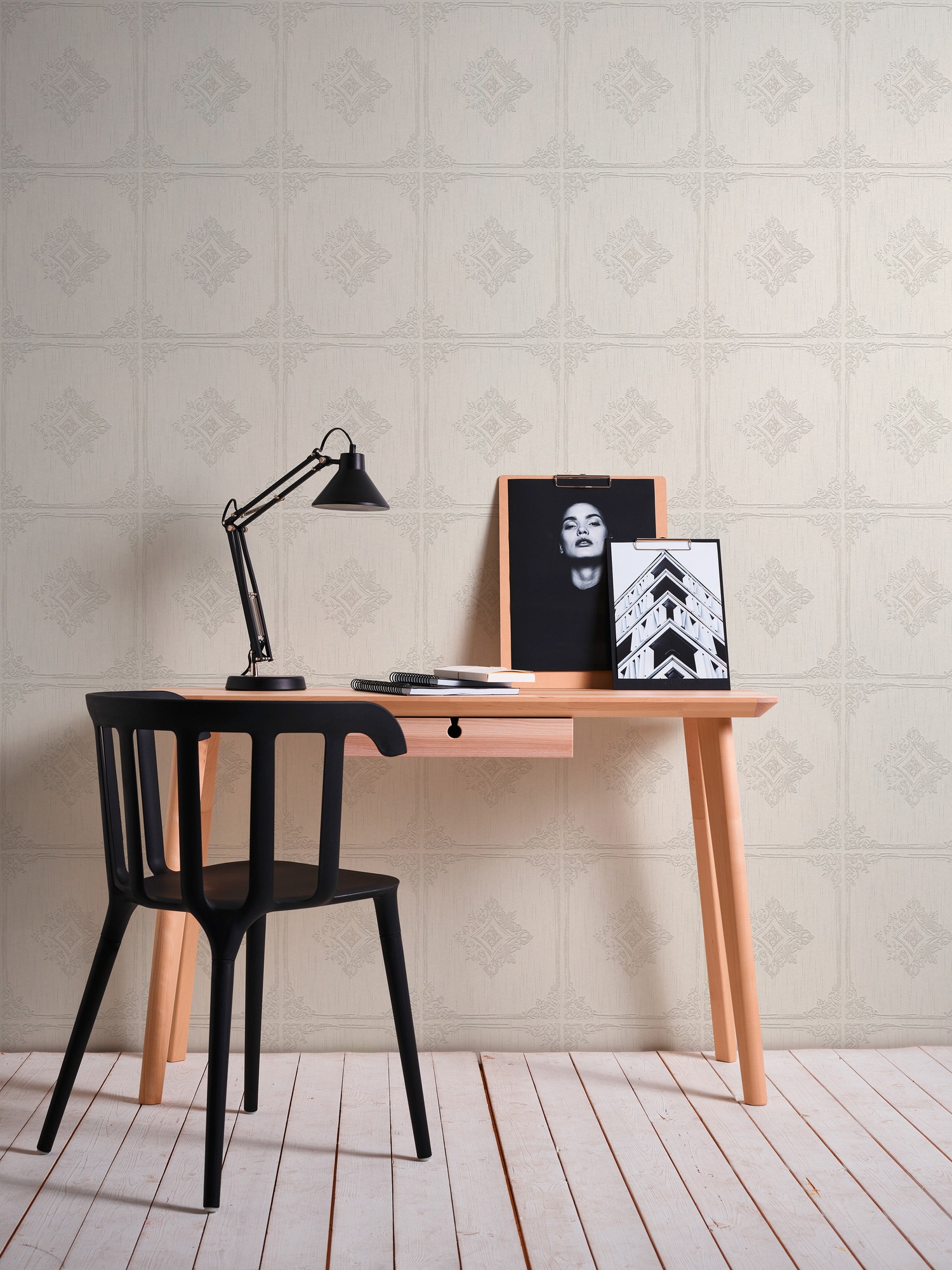 Architects Paper Textiltapete »Tessuto«, Barock-ornamental-gemustert, Tapete Barock Tapeten Wohnzimmer Schlafzimmer Küche modern Design Büro