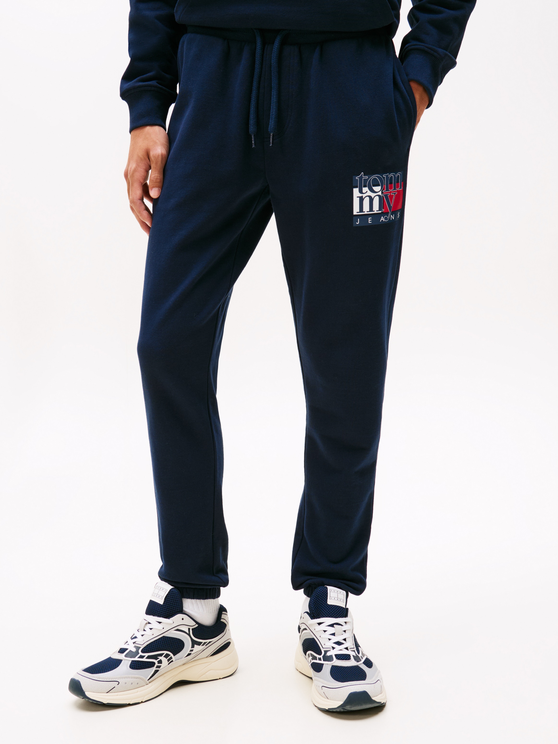 Tommy Jeans Sweathose "TJM RWB FLAG", Jogginghose, Print, elastischer Bund, günstig online kaufen