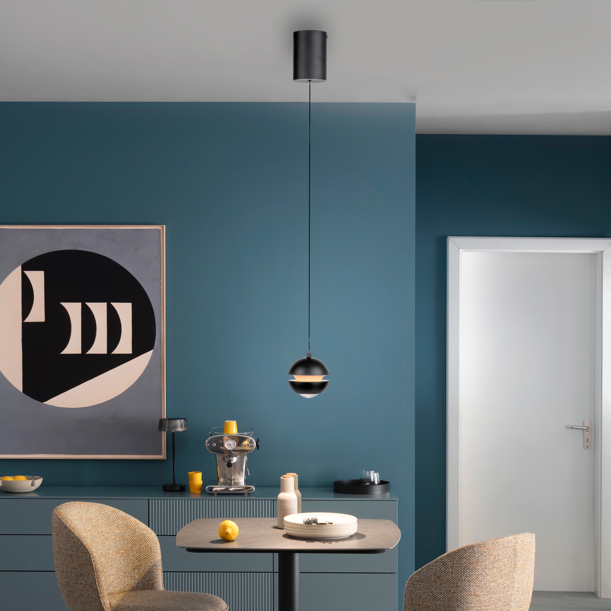 SCHÖNER WOHNEN-Kollektion LED Pendelleuchte »LINI« LED-Board 1 Stk. Warmweiß SCHÖNER WOHNEN Kollektion, Comfort-Lift