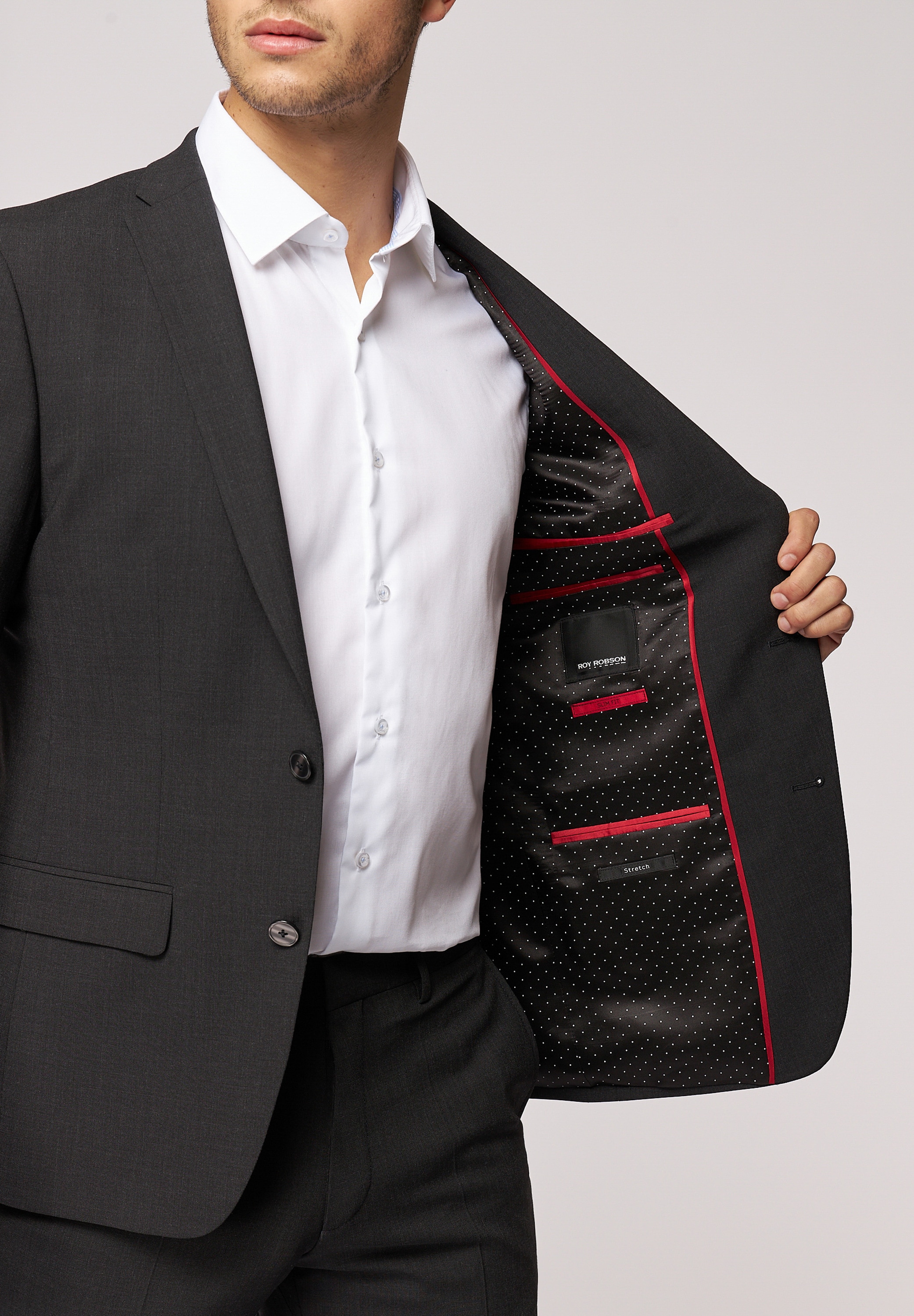 Roy Robson Hosenanzug »Anzug, Hochwertige Schurwolle, Slim Fit«