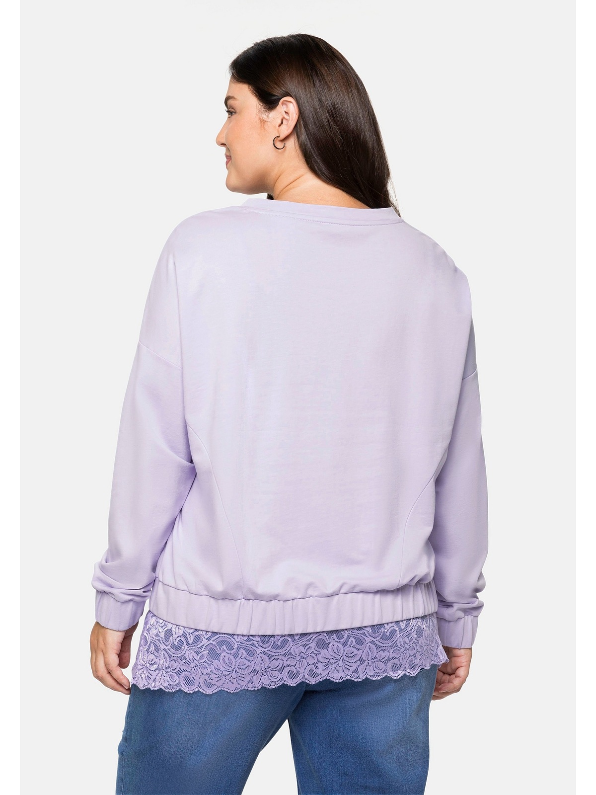 Sheego Sweatshirt »Große Größen«, mit Gummibund