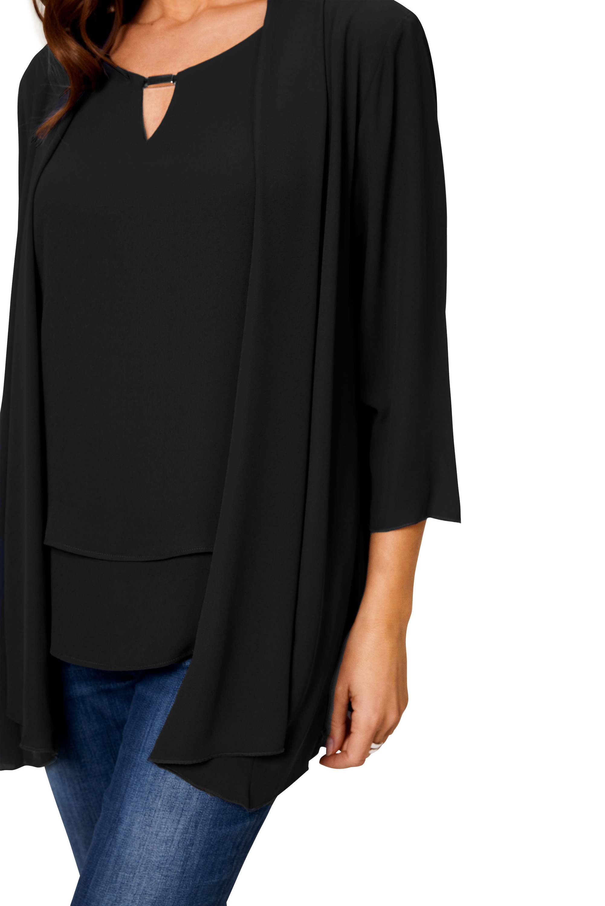 HERMANN LANGE Collection Blusenjacke »HERMANN LANGE Collection Chiffonjacke Bella«