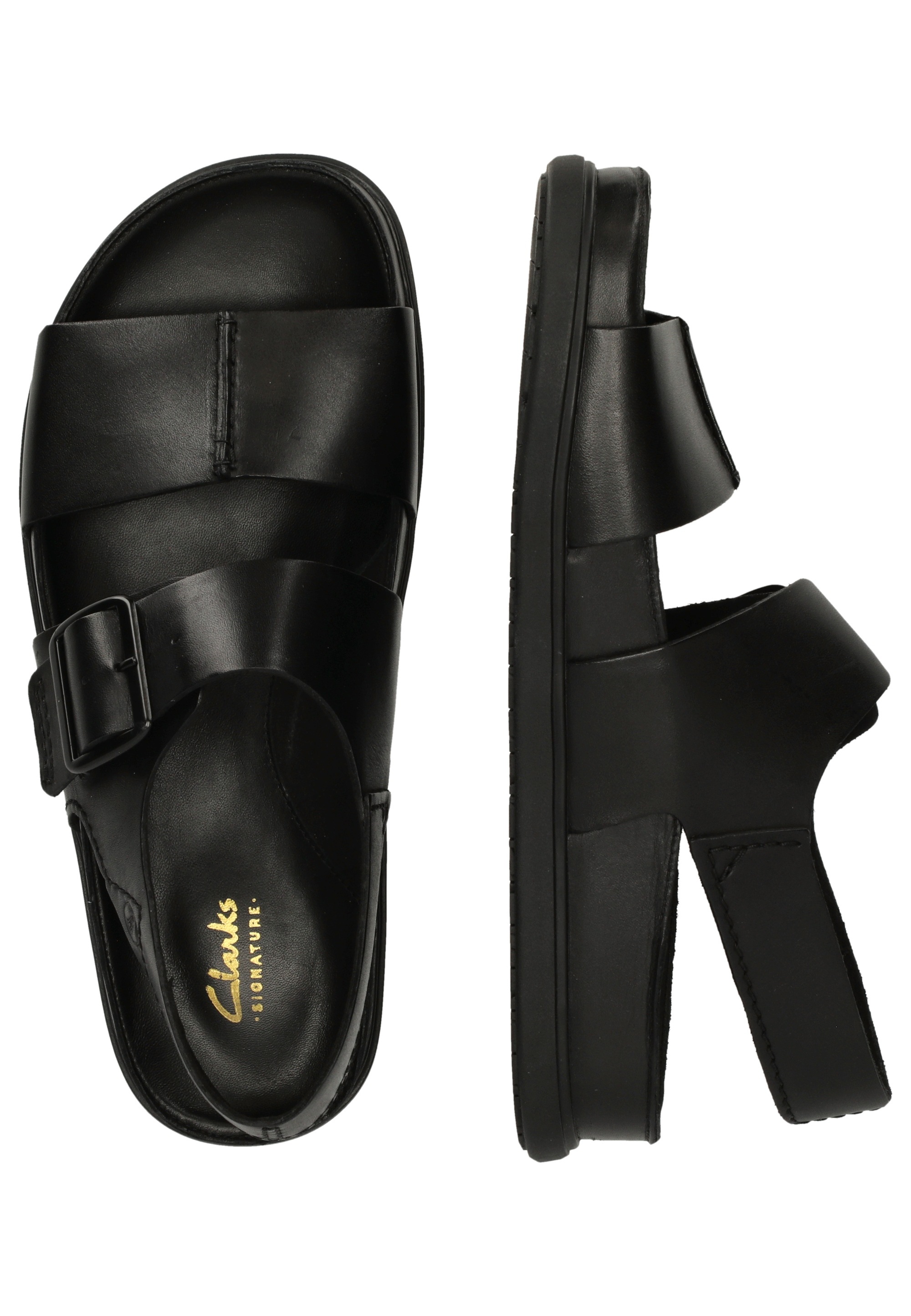 Clarks Sandale »Torford Strap«, mit moderner Optik und individueller Passform