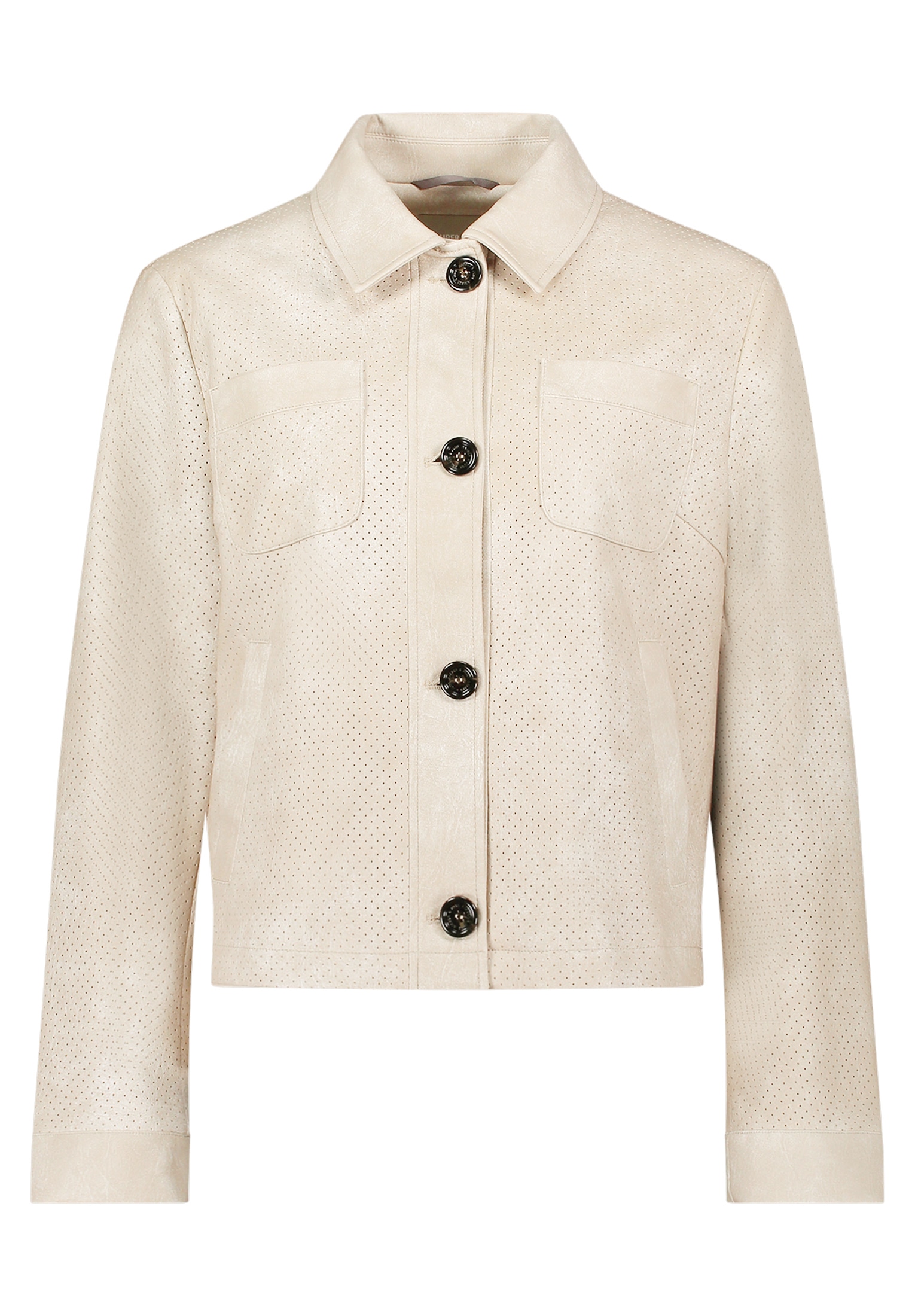 Amber & June Lederjacke »Damen mit Kragen«