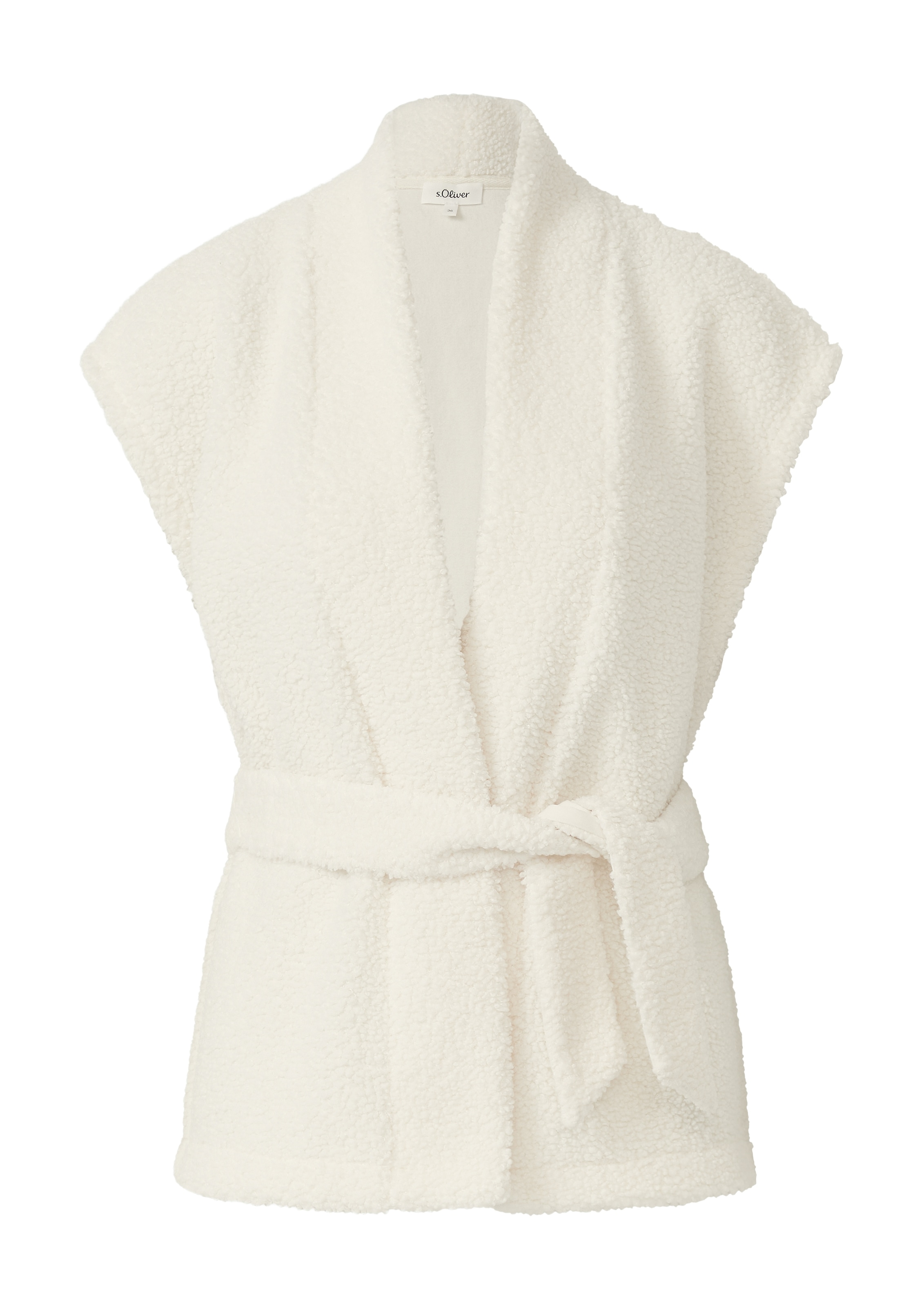 s.Oliver Strickweste mit Bindeband