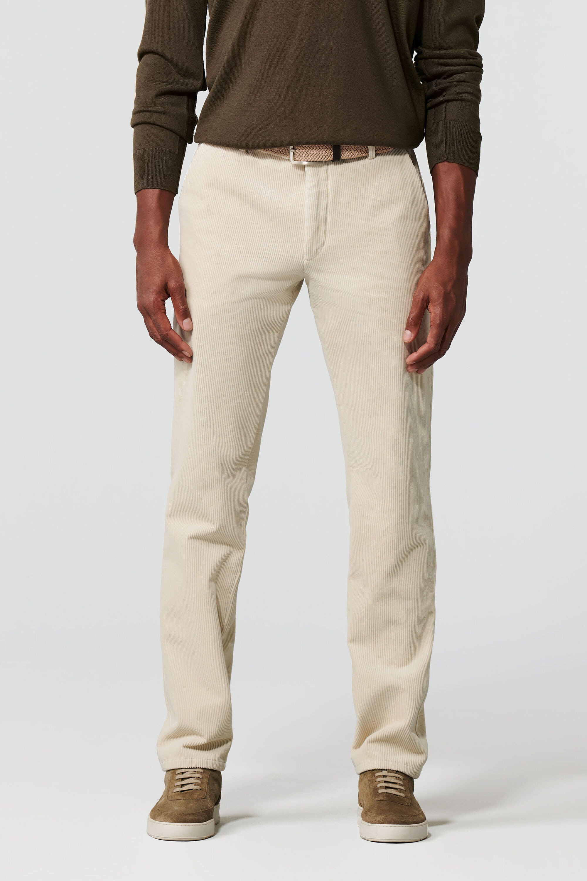 MEYER Chinos "Bonn" Superstretch Premium Cord Chino günstig online kaufen