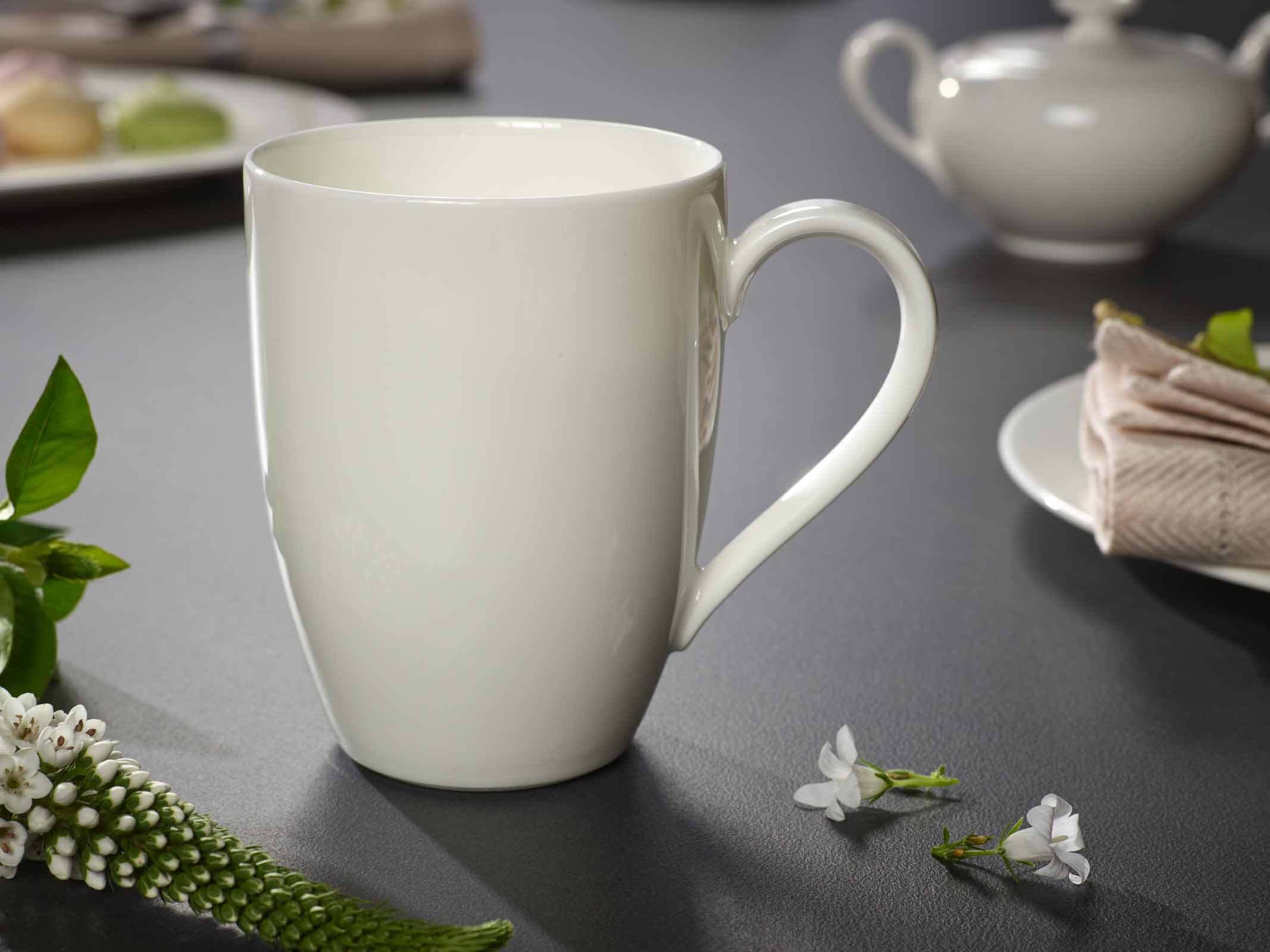 Villeroy & Boch Becher »Henkelbecher Anmut 300 ml 6er Set weiß«