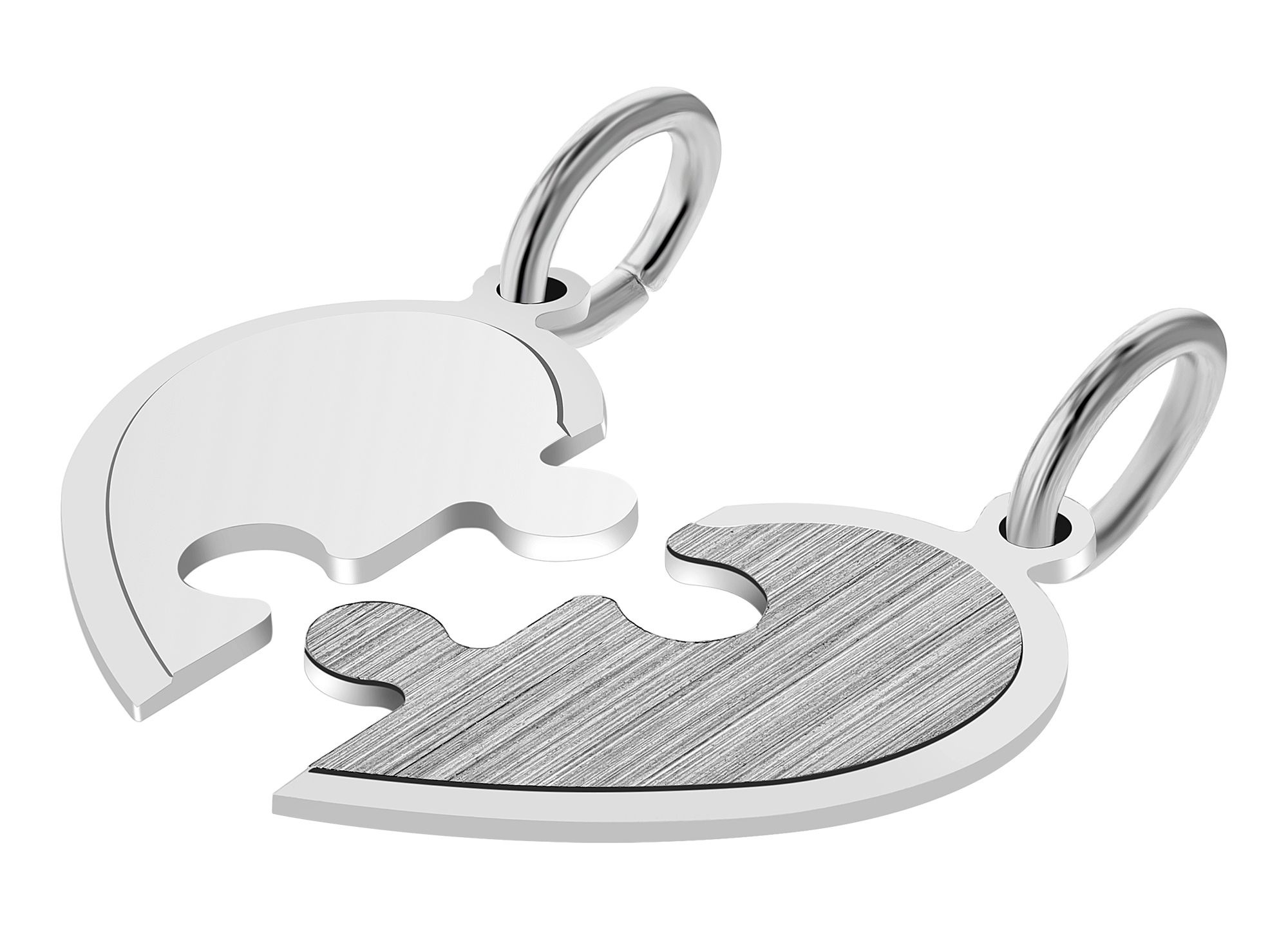 Adelia´s Kettenanhänger »Unisex Anhänger – Herz Gravuranhänger aus 925 Silber« ()  Ein Geschenk, das Freude macht