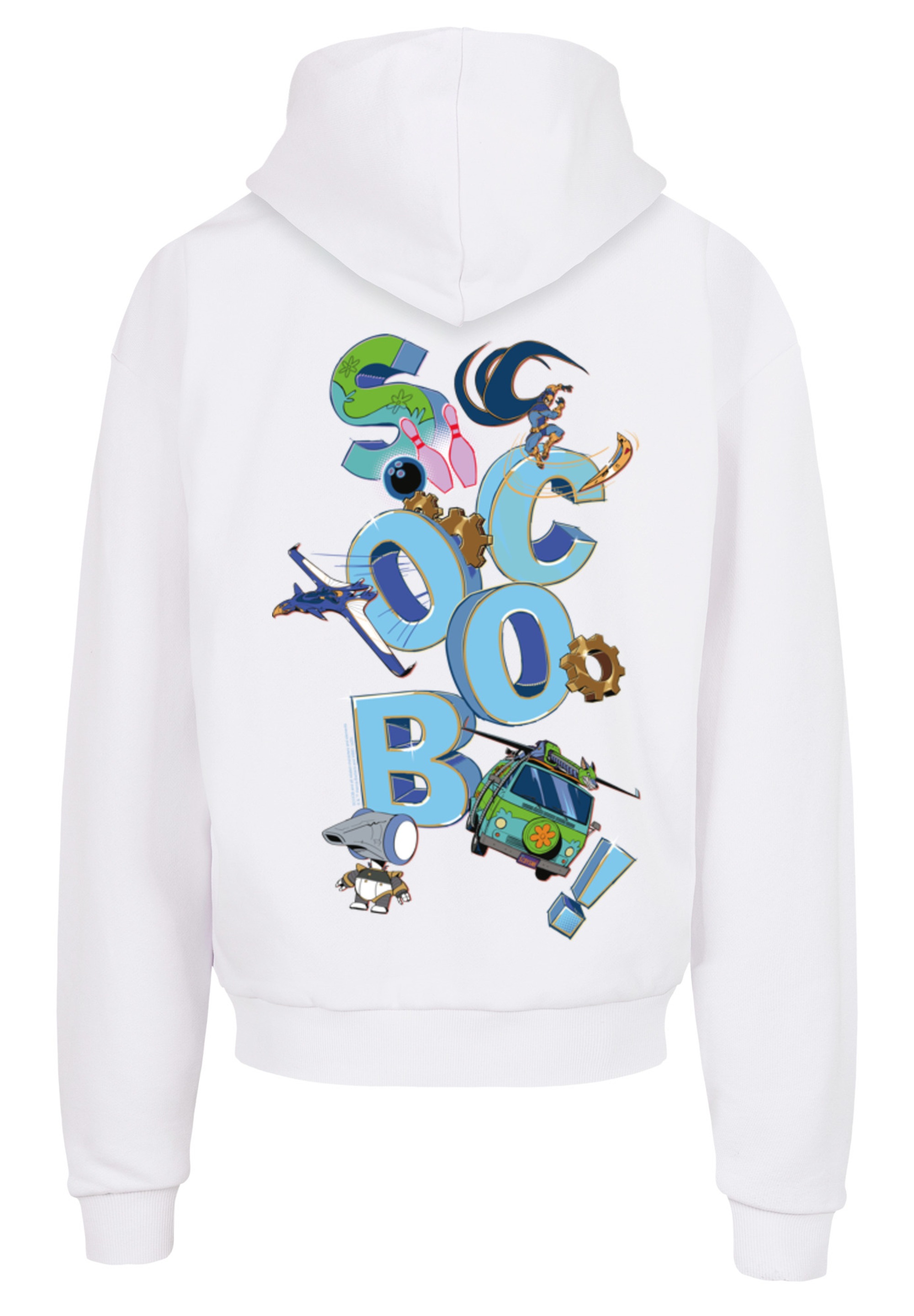F4NT4STIC Kapuzenpullover »Scooby Doo Letters Jumble«, Print