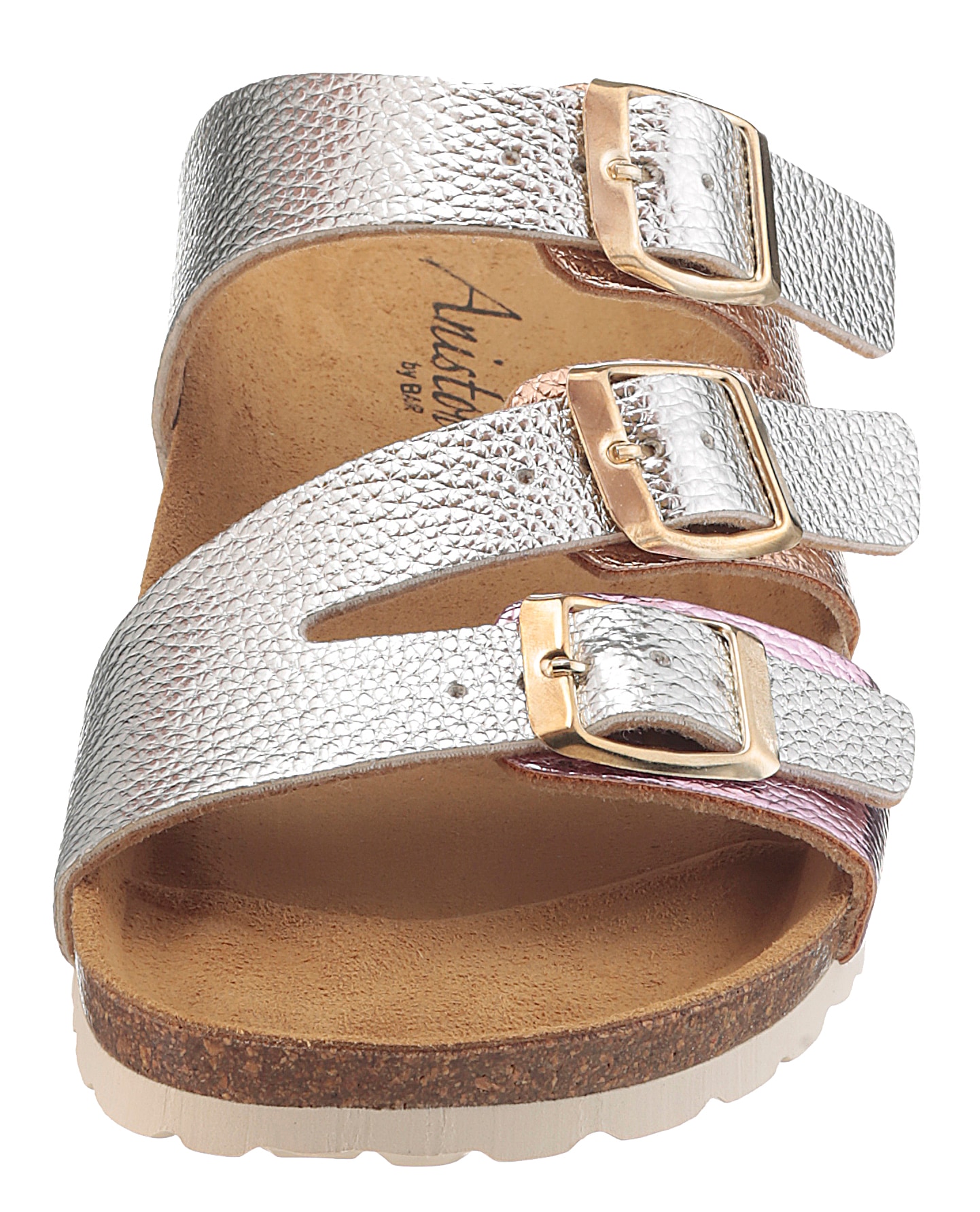 Aniston SHOES Pantolette, Sommerschuh, Strandschuh, Urlaubschuh, Metallic - NEUE KOLLEKTION