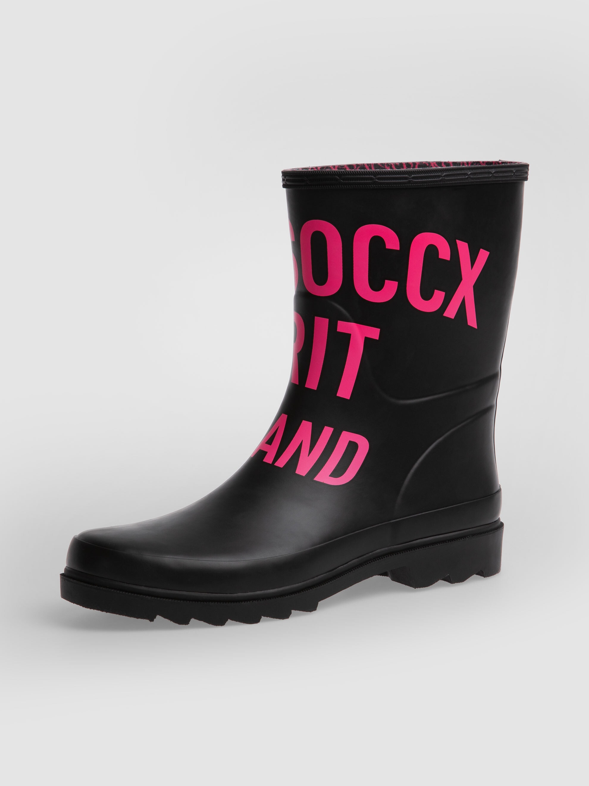 SOCCX Gummistiefel  mit rutschfester Laufsohle