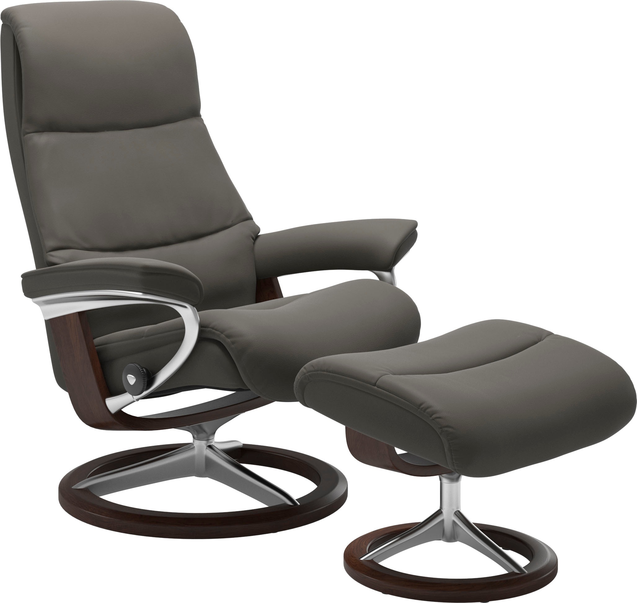 Stressless Relaxsessel "View", (Set, Relaxsessel mit Hocker), mit Signature günstig online kaufen