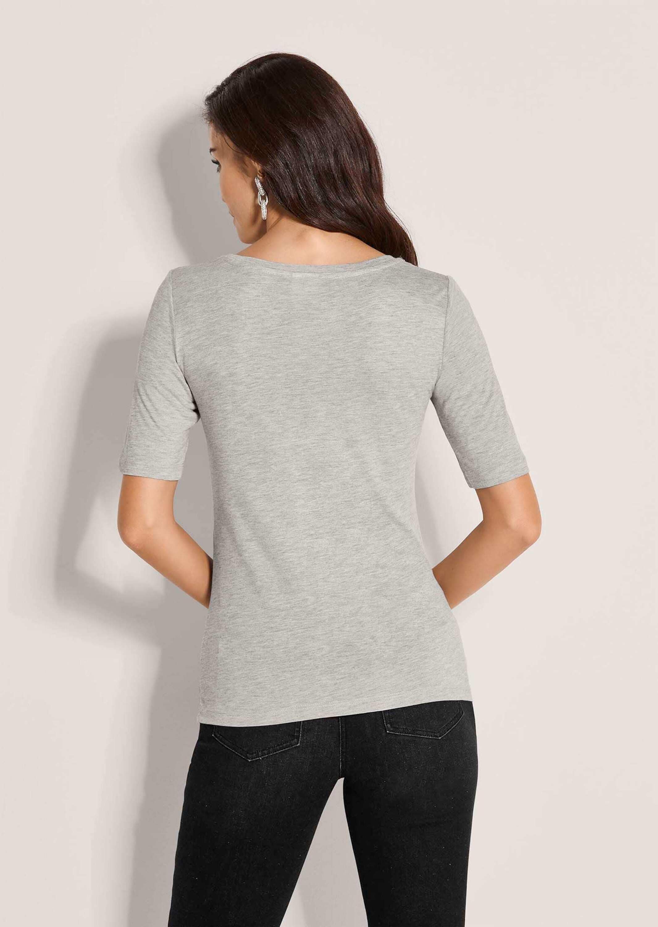 MADELEINE »Shirt Sommerliches Basicshirt mit Rundhalsausschnitt«