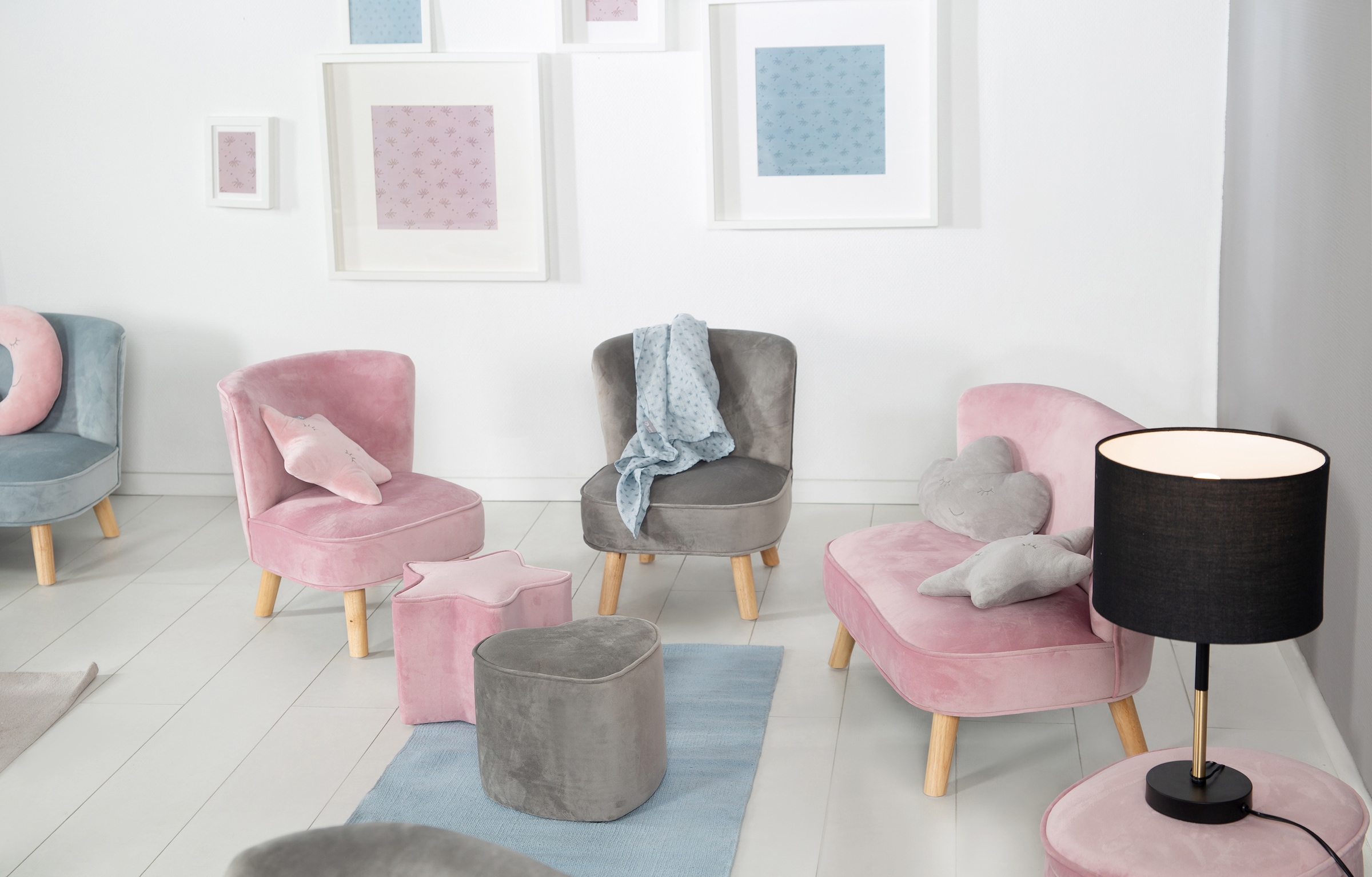 roba® Kindersessel »Lil Sofa«, mit BAUR | Holzfüßen