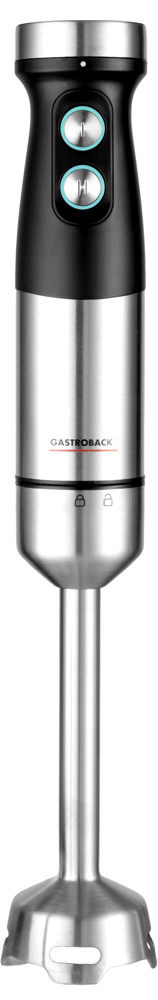 GASTROBACK Stabmixer "40972 Design Power Set 5-in-1", B:5,6cm H:40,2cm T:5,6cm, silber, Mixer