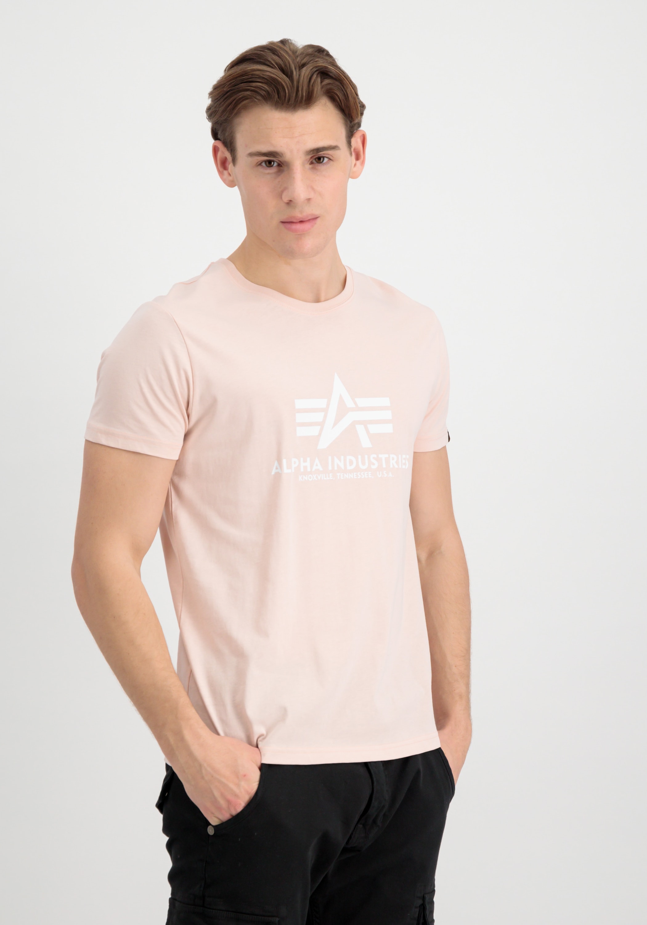 Alpha Industries T-Shirt "Alpha Industries Men - T-Shirts Basic T-Shirt BL" günstig online kaufen