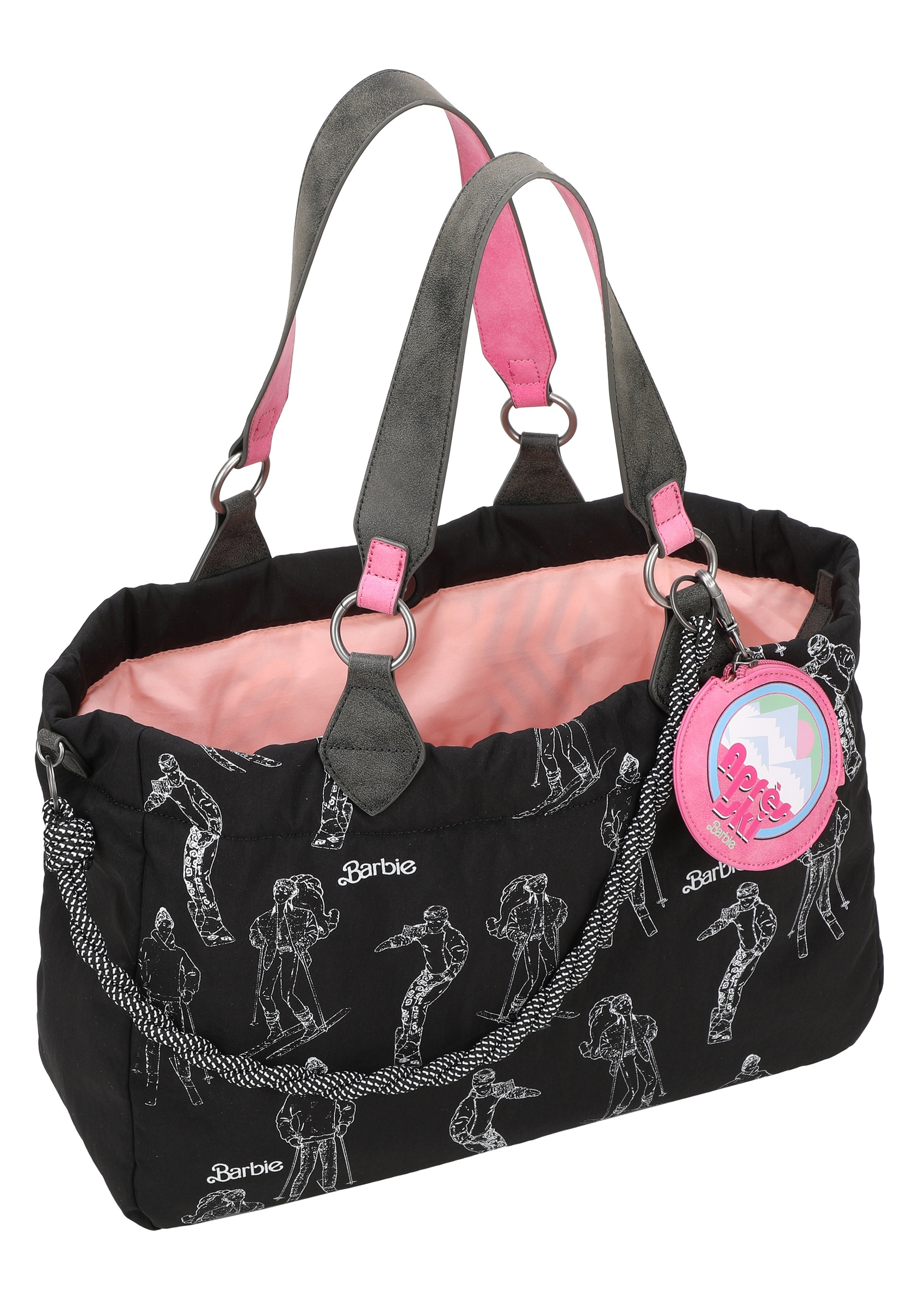 Fritzi aus Preußen Henkeltasche »Apres Ski Limited Barbie«, mit angesagtem Barbie-Print