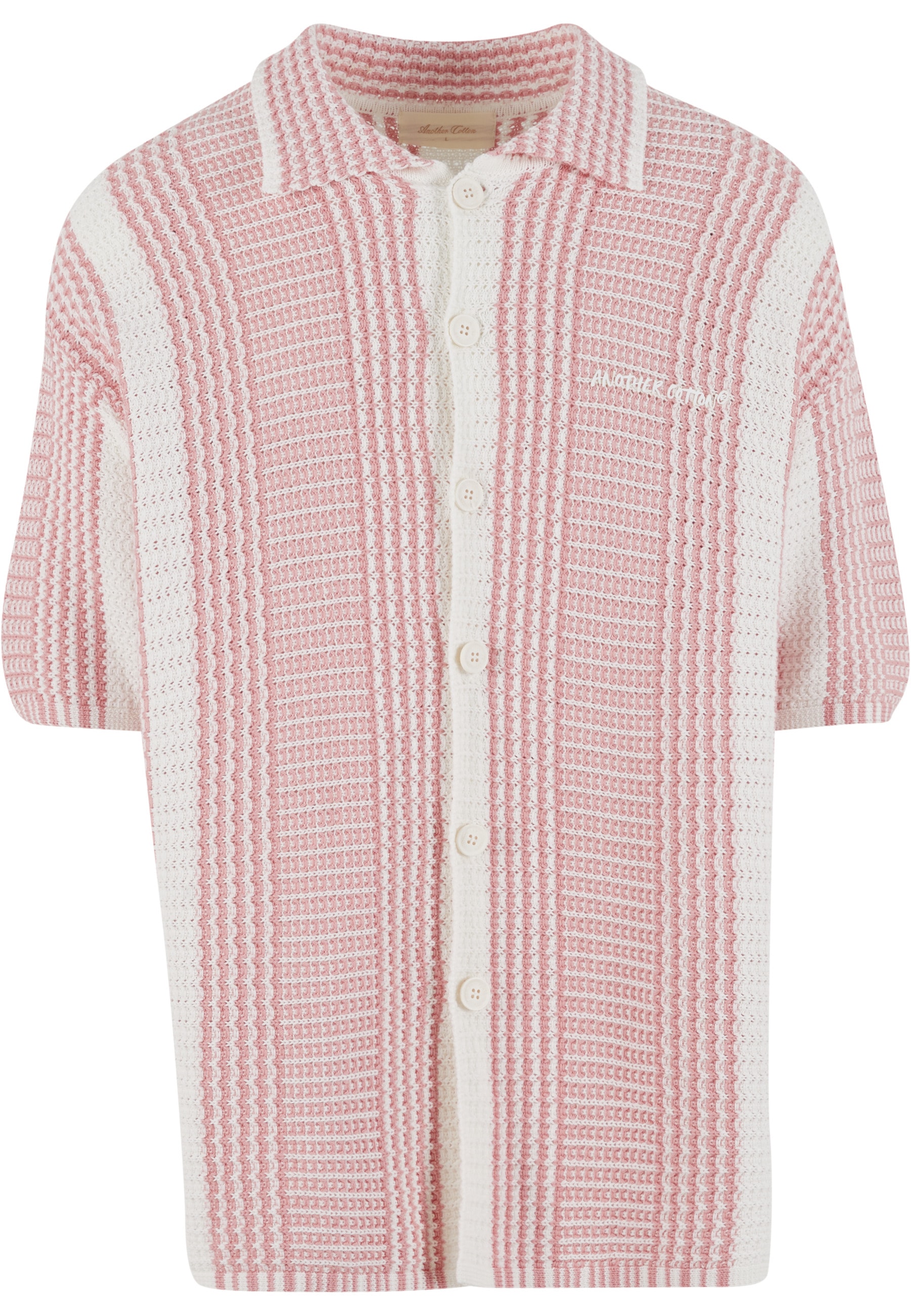 Another Cotton Lab Langarmhemd "Another Cotton Lab Oversized Mesh Knit Summer Shirt"