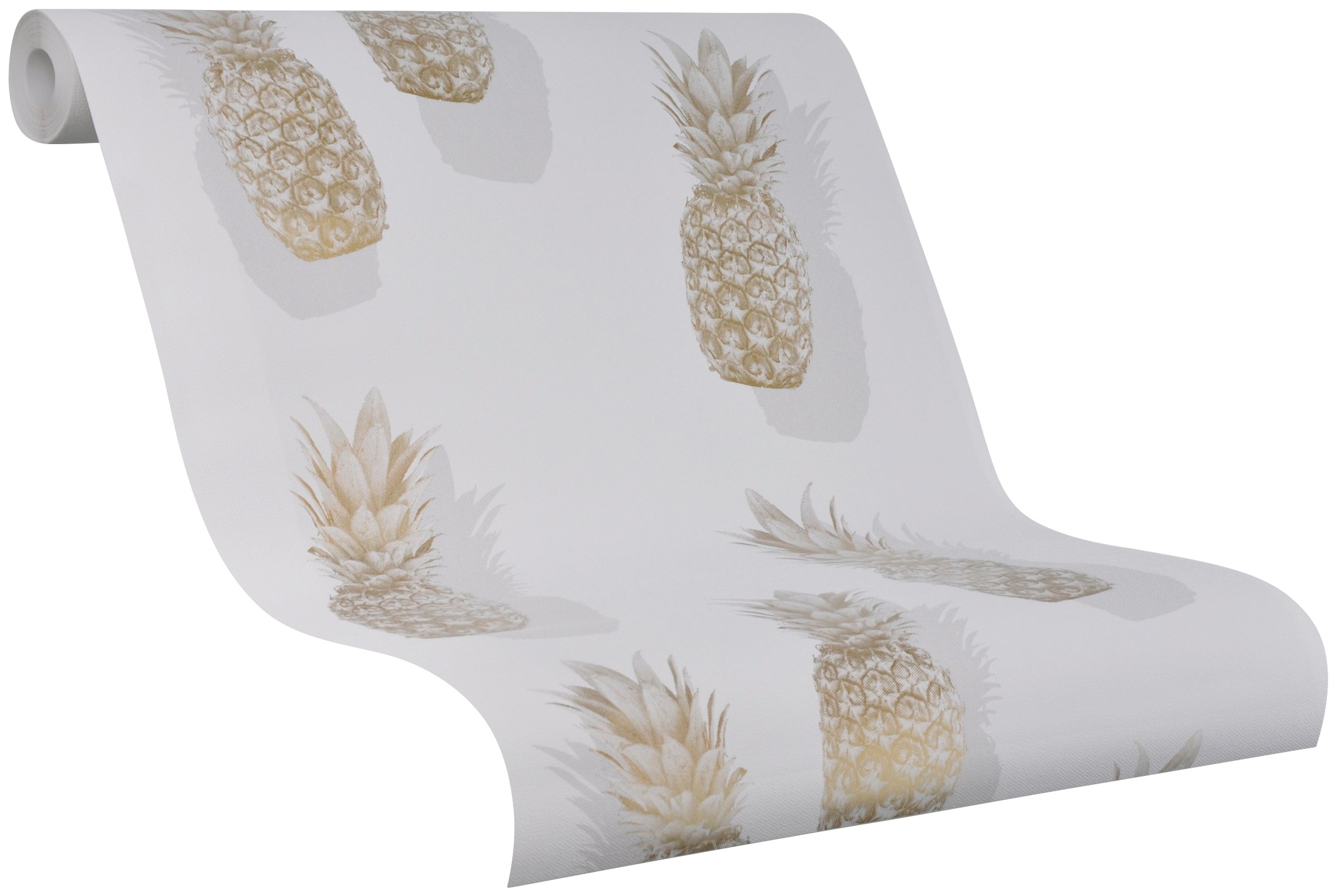 Marburg Vliestapete, tropisch, Ananas, moderne Tapete für Wohnzimmer Schlafzimmer Küche