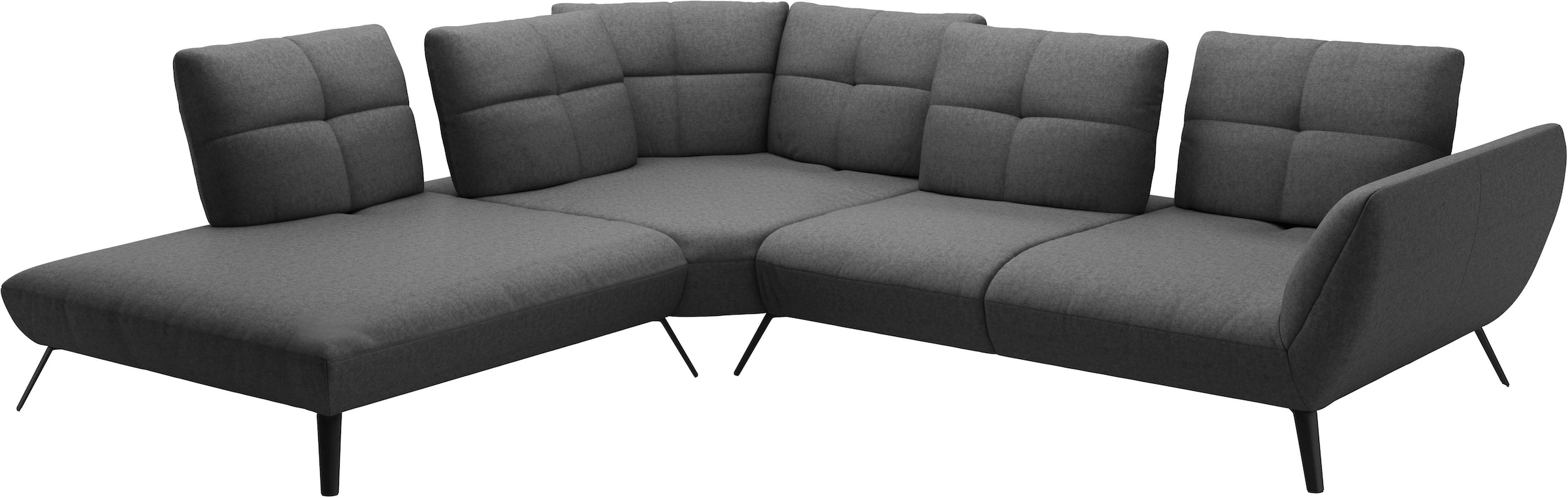 Places of Style Ecksofa »Mikado L-Form«, inkl. Sitztiefenverstellung und Armteilverstellung