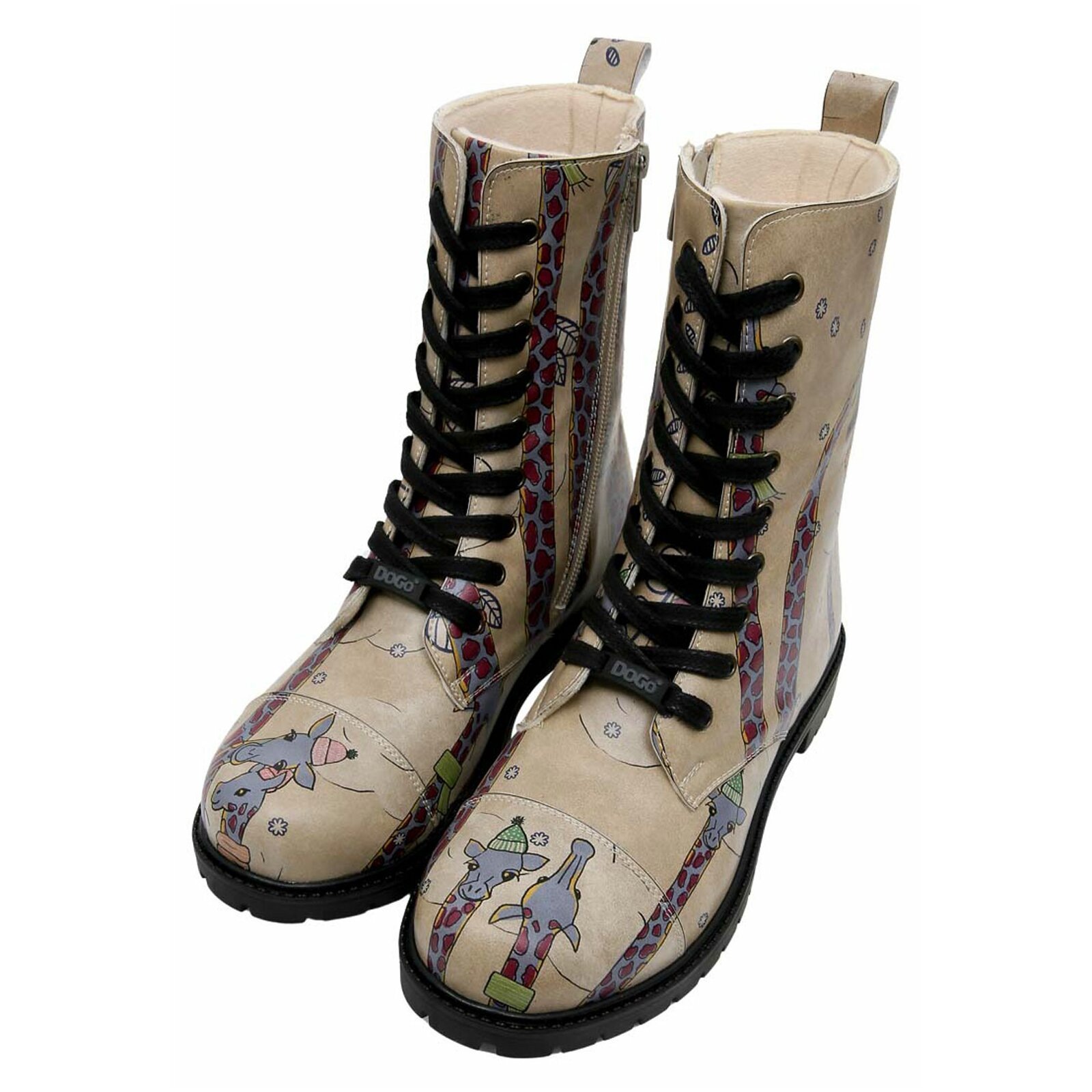 DOGO Schnürboots "Zipsy Sky-High Love Damen Stiefel / Female", Vegan günstig online kaufen