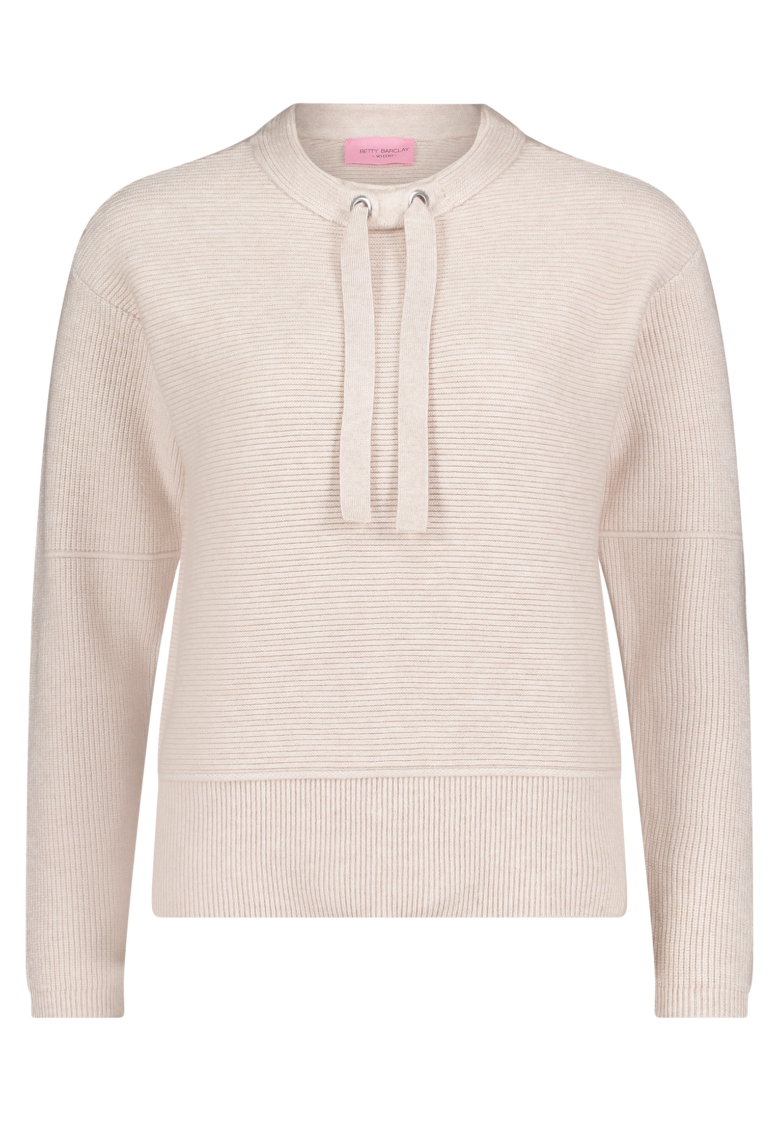 Betty Barclay Strickpullover »Betty Barclay Damen Strickpullover mit Rippenstruktur«, (1 tlg.), Bindeband