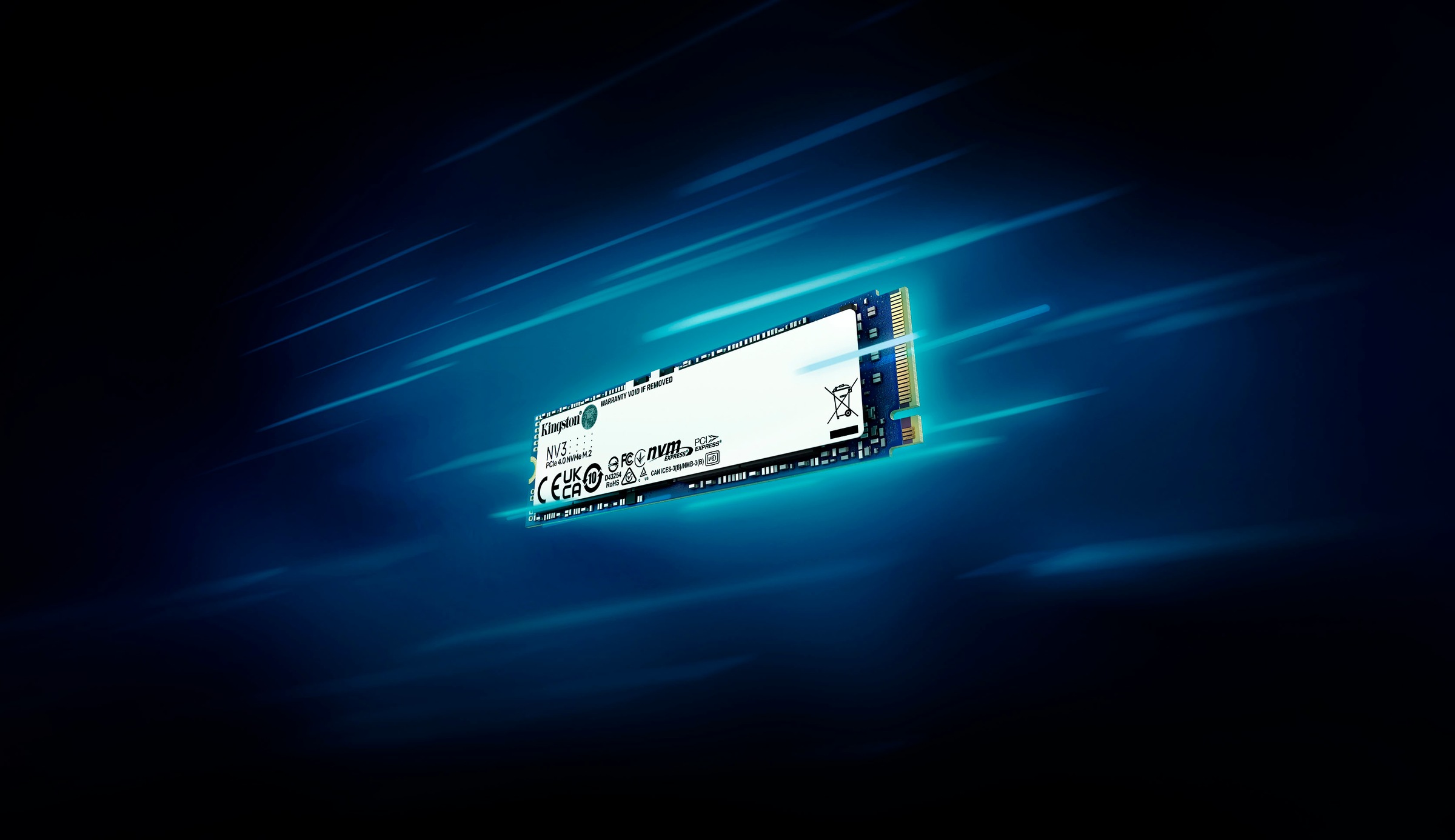 Kingston interne SSD »1000G NV3 M.2 2280 NVMe SSD« 1000 GB Anschluss M.2 (2880)