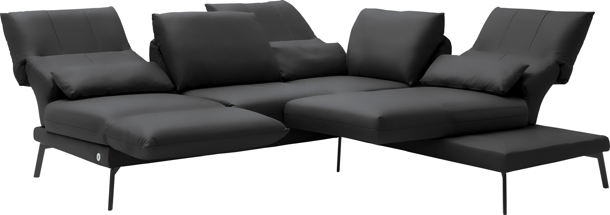 SCHÖNER WOHNEN-Kollektion Ecksofa »Spin, Multifunktionssofa, bequem und hochwertige Verarbeitung, L-Form«, Drehsitz-Funktion, USB-Anschluss, Armlehnfunktion, Rückenverstellung