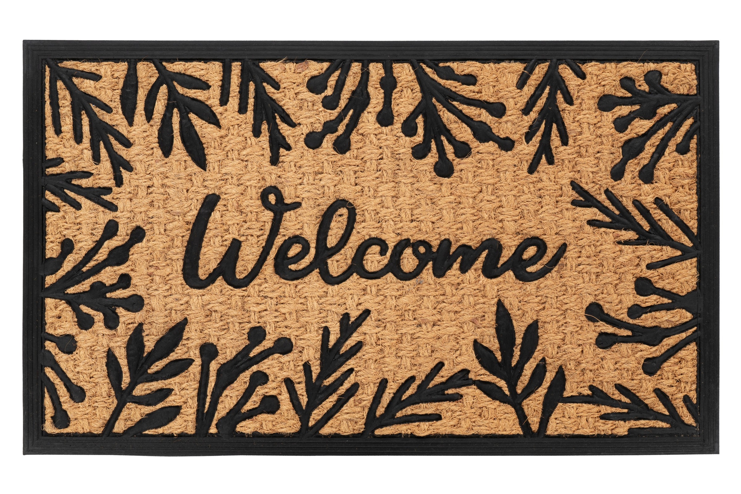 Kayoom Fußmatte "Entry 125" rechteckig 11 mm Höhe Türmatte, Kokos Gummi, Ei günstig online kaufen