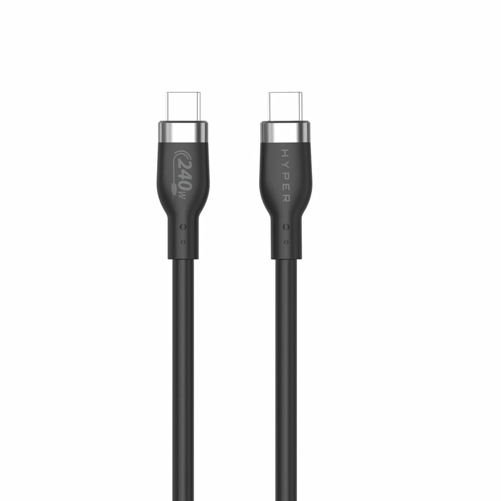 TARGUS USB-Kabel "Silicone USB-C Lade-Kabel 1 m 240W", 100cmcm, schwarz, Kabel