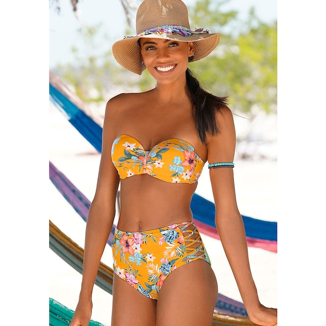 Bench. Bügel-Bandeau-Bikini-Top »Maui«, in floralem Design bestellen | BAUR