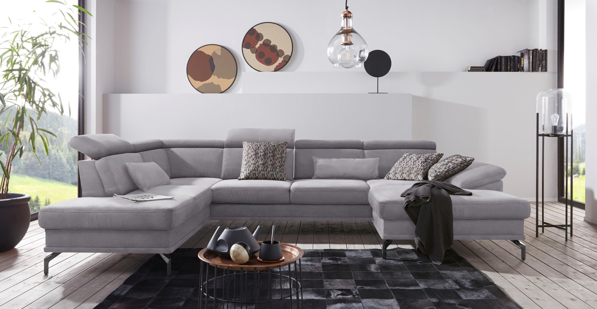 sit&more Wohnlandschaft "Scorpio U-Form" inklusive Sitztiefenverstellung, m günstig online kaufen