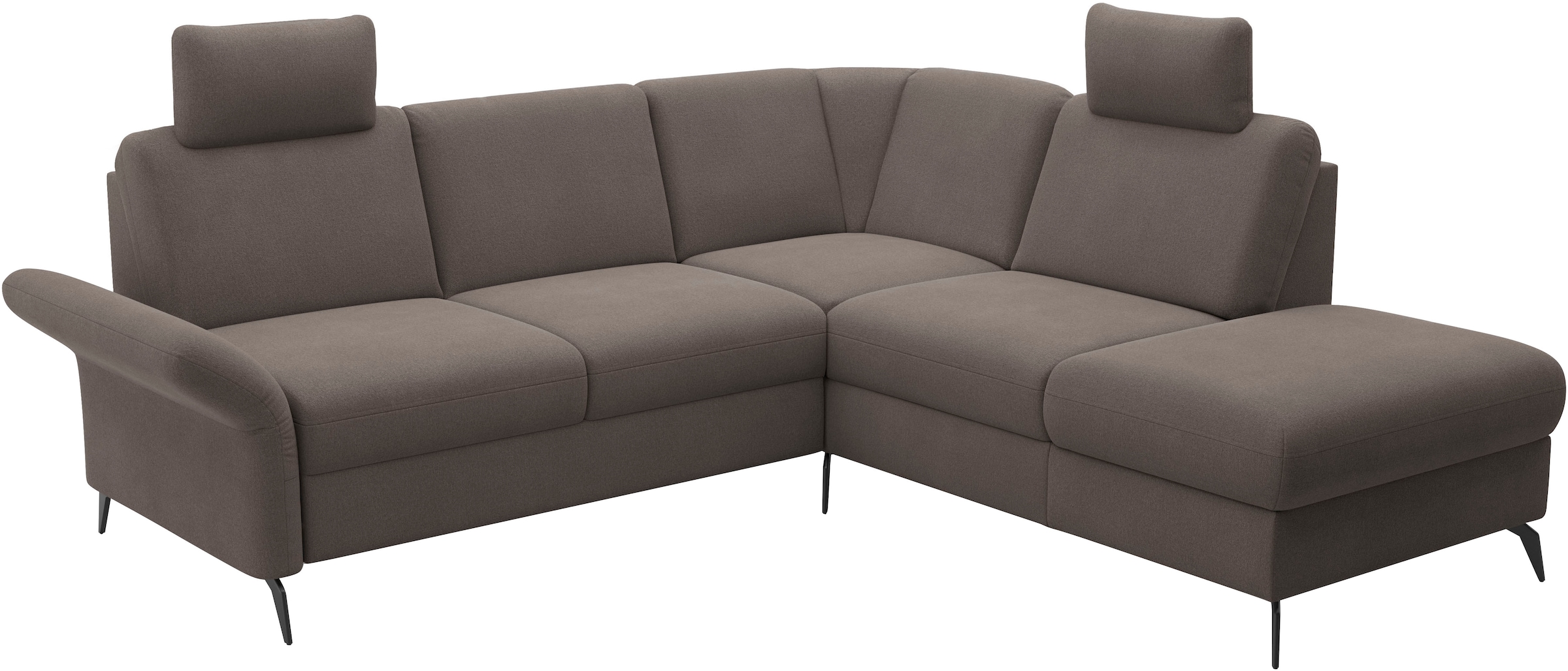 Home affaire Ecksofa »Rochelle«, optional: Armteilverstellung, klappbar, Bettkasen