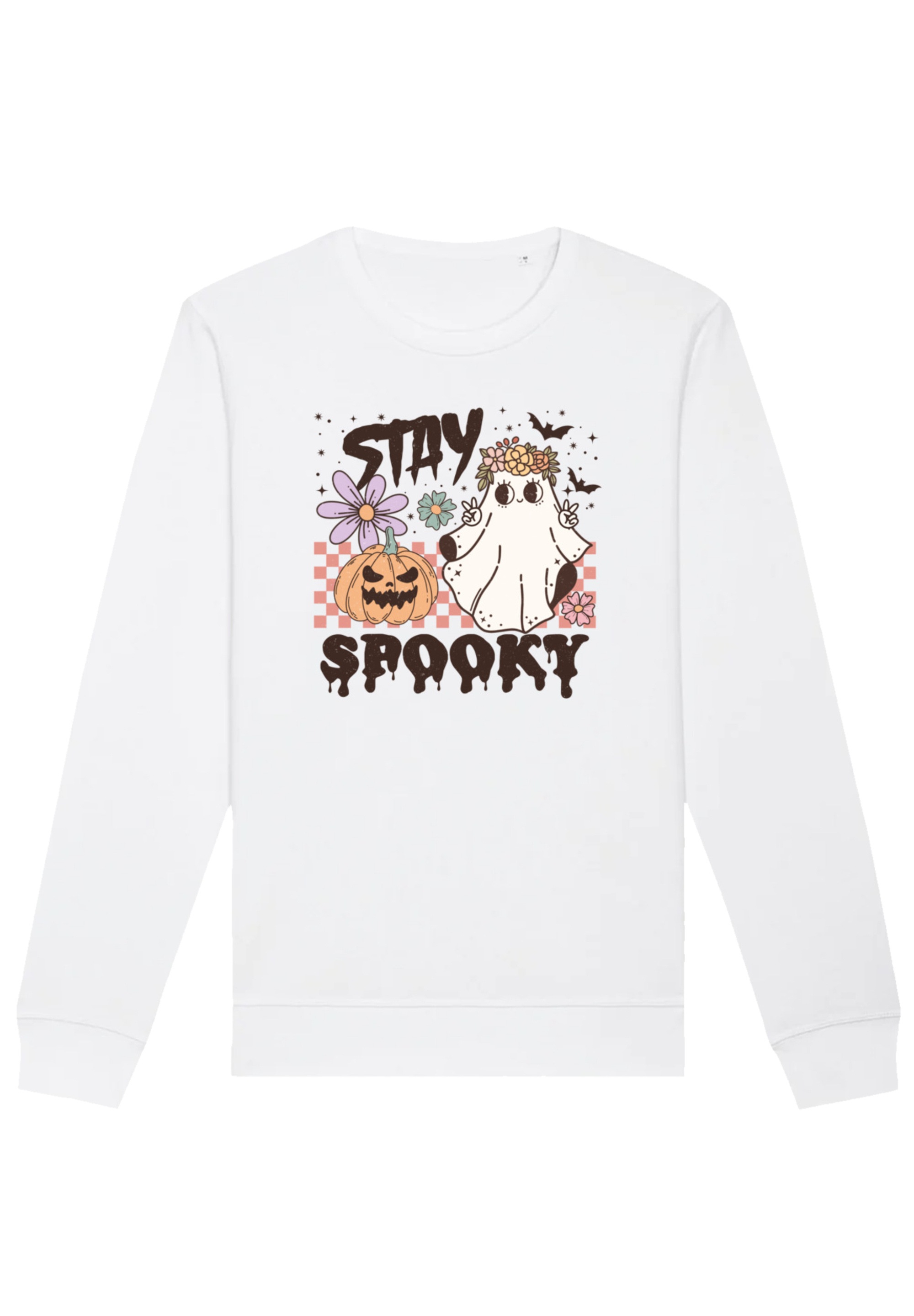 F4NT4STIC Sweatshirt "Retro Halloween Stay Spooky rainbow", Premium Qualitä günstig online kaufen