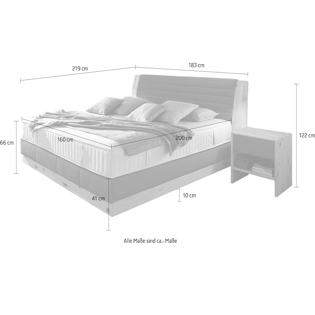 ADA premium Boxspringbett »Chalet«