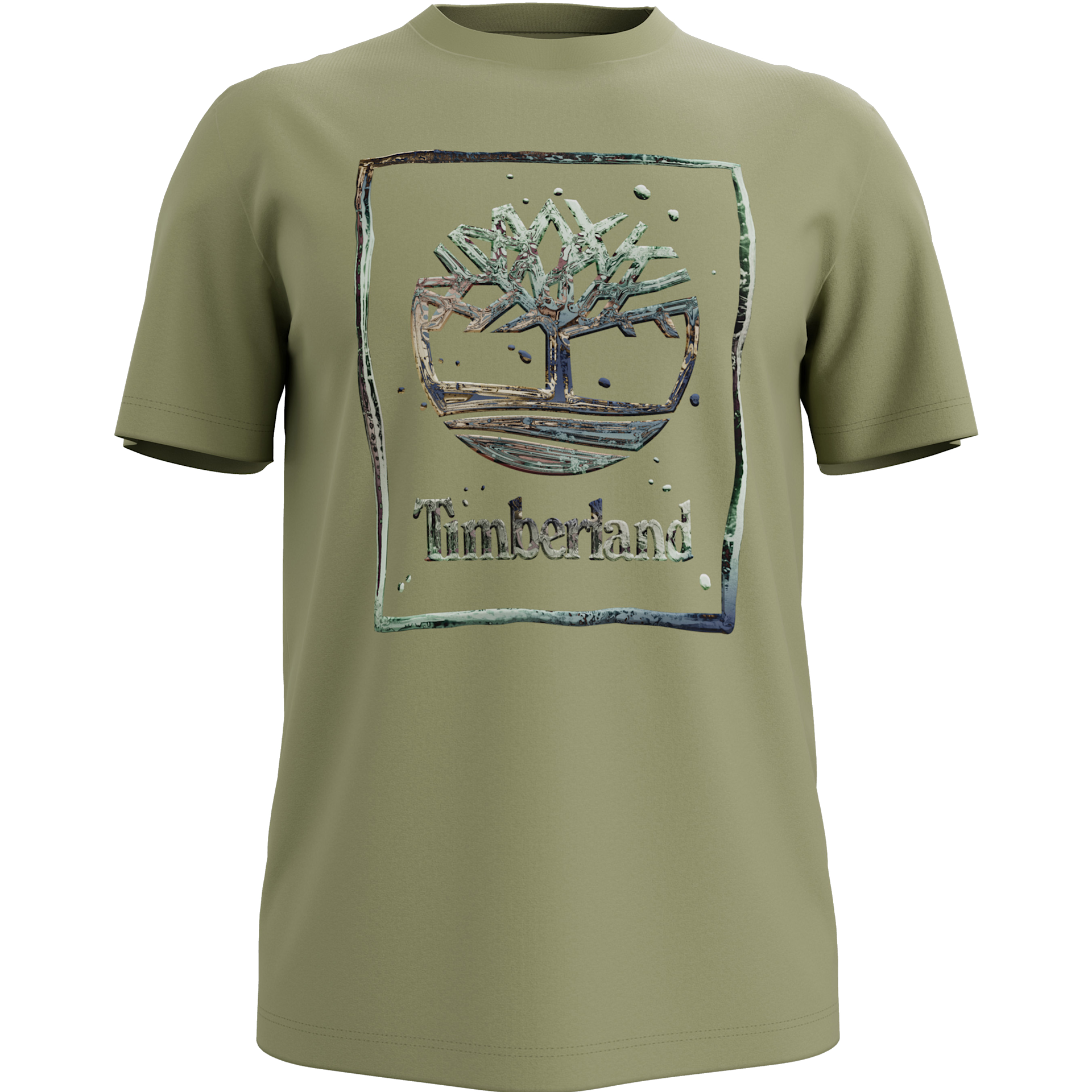 Timberland T-Shirt »Water Stack Logo Short Sleeve Tee« Kurzarmdesign, aus Baumwolle