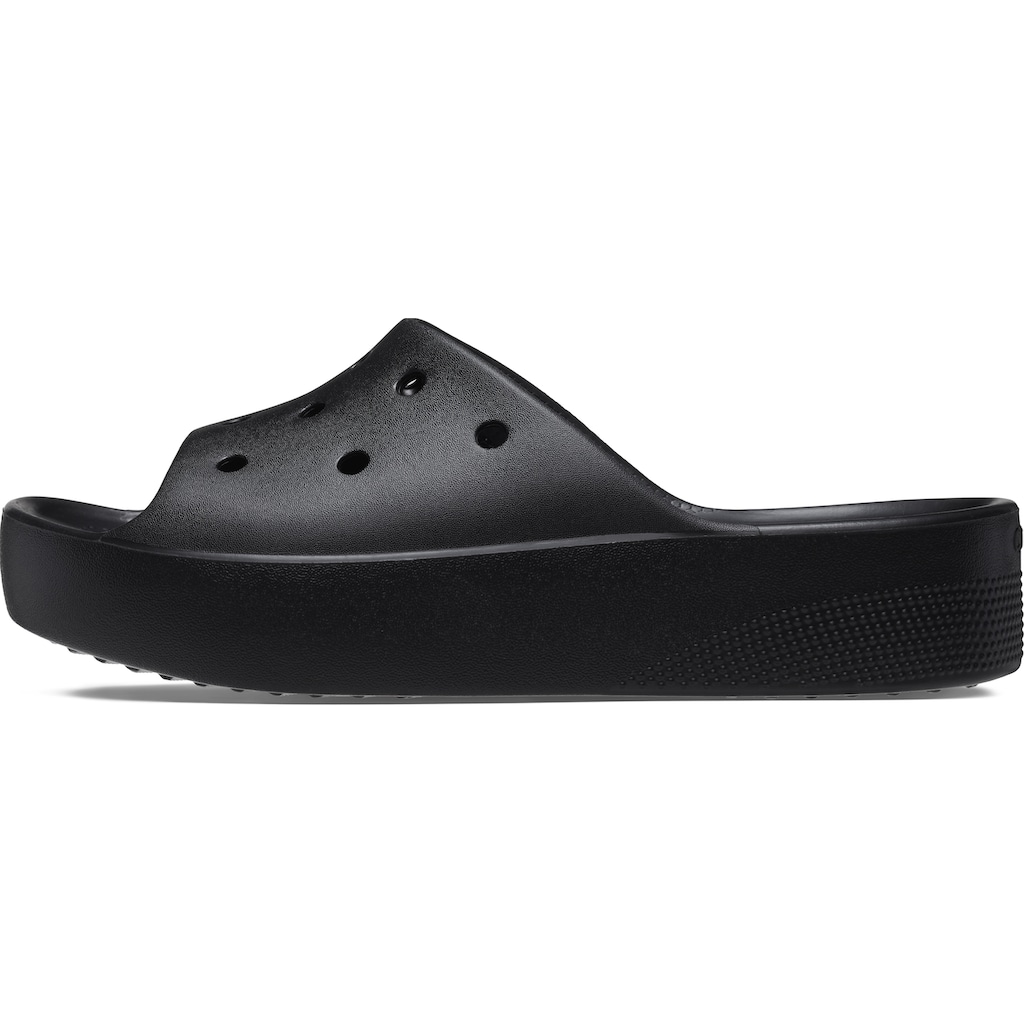 Crocs Badepantolette »Classic Platform Slide«, (Packung), Sommerschuh, Schlappen, Badeschuh, Poolslides