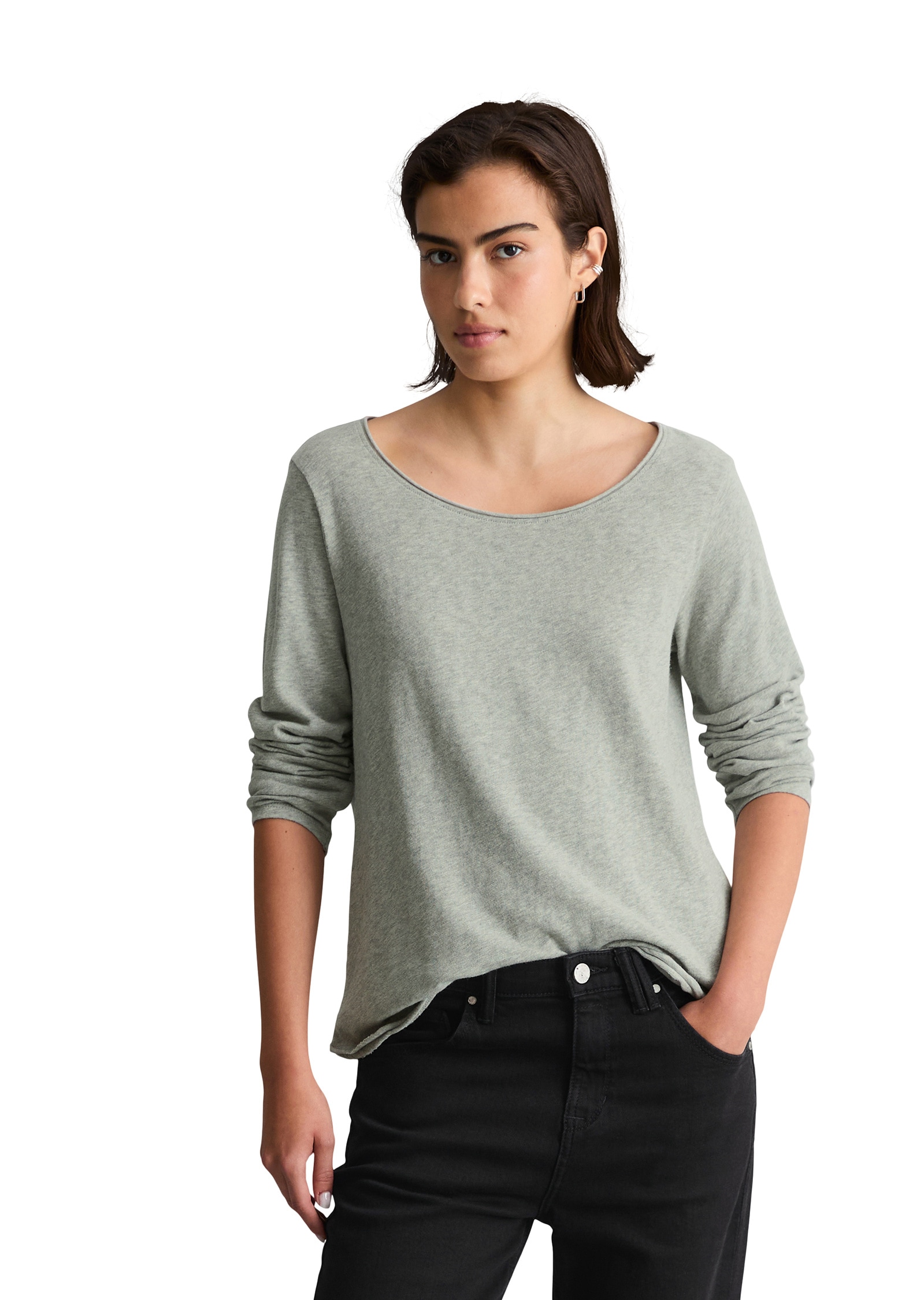 Marc O'Polo DENIM Langarmshirt »aus Organic Cotton«