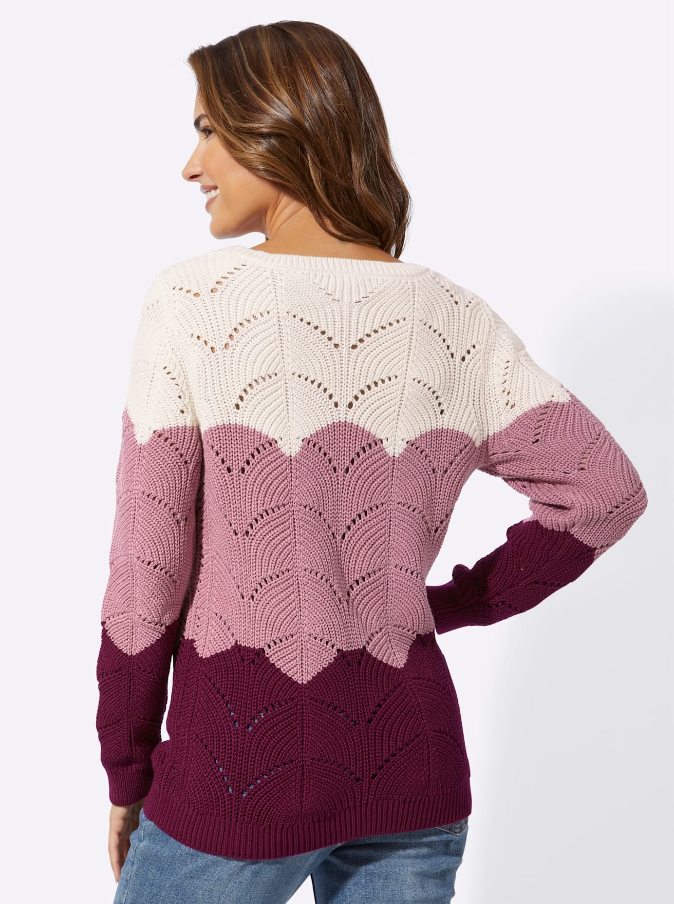 Classic Basics Ajourpullover »Rundhals-Pullover«