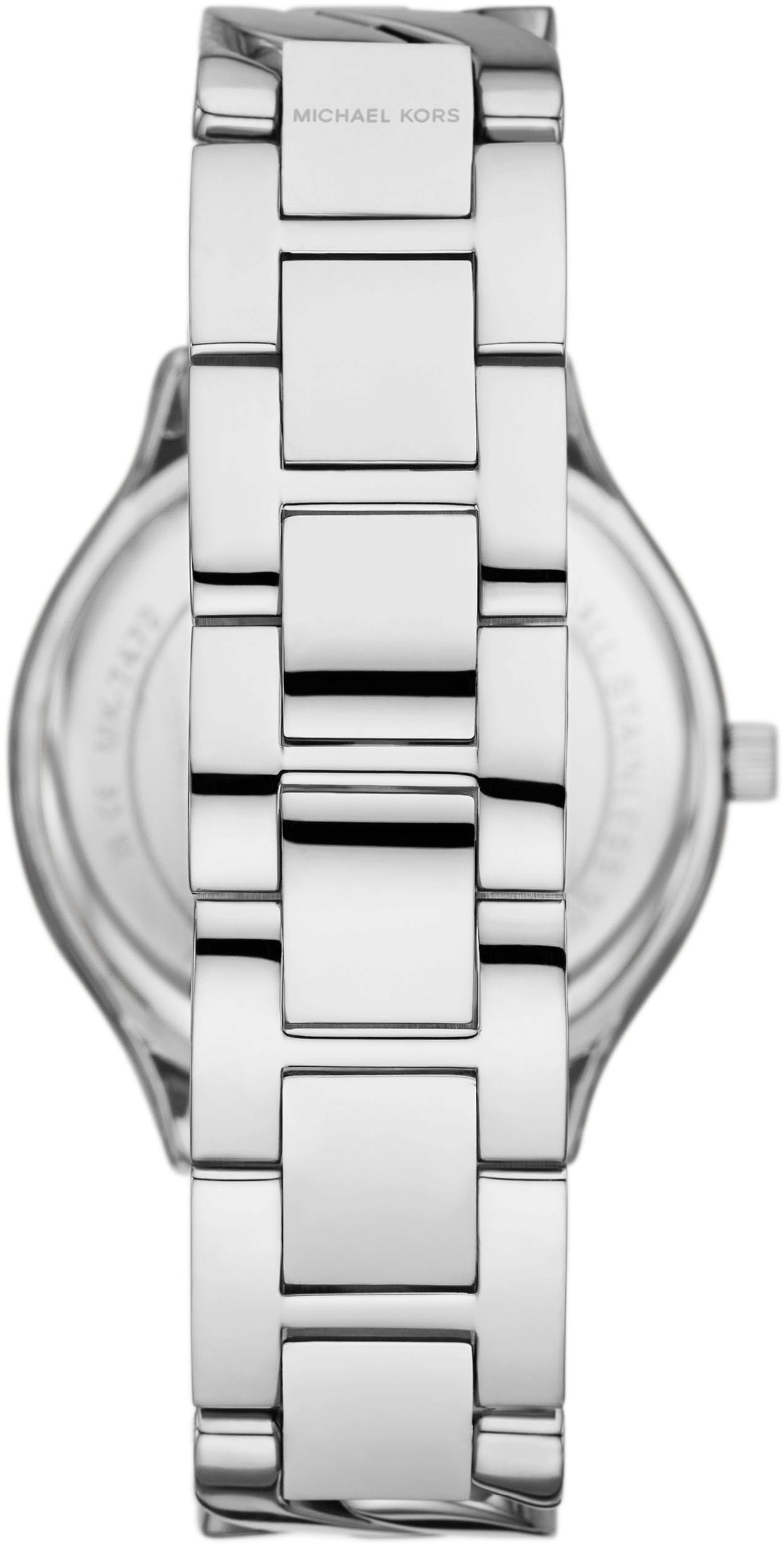 MICHAEL KORS Quarzuhr »SLIM RUNWAY«, Armbanduhr, Damenuhr, Edelstahlarmband